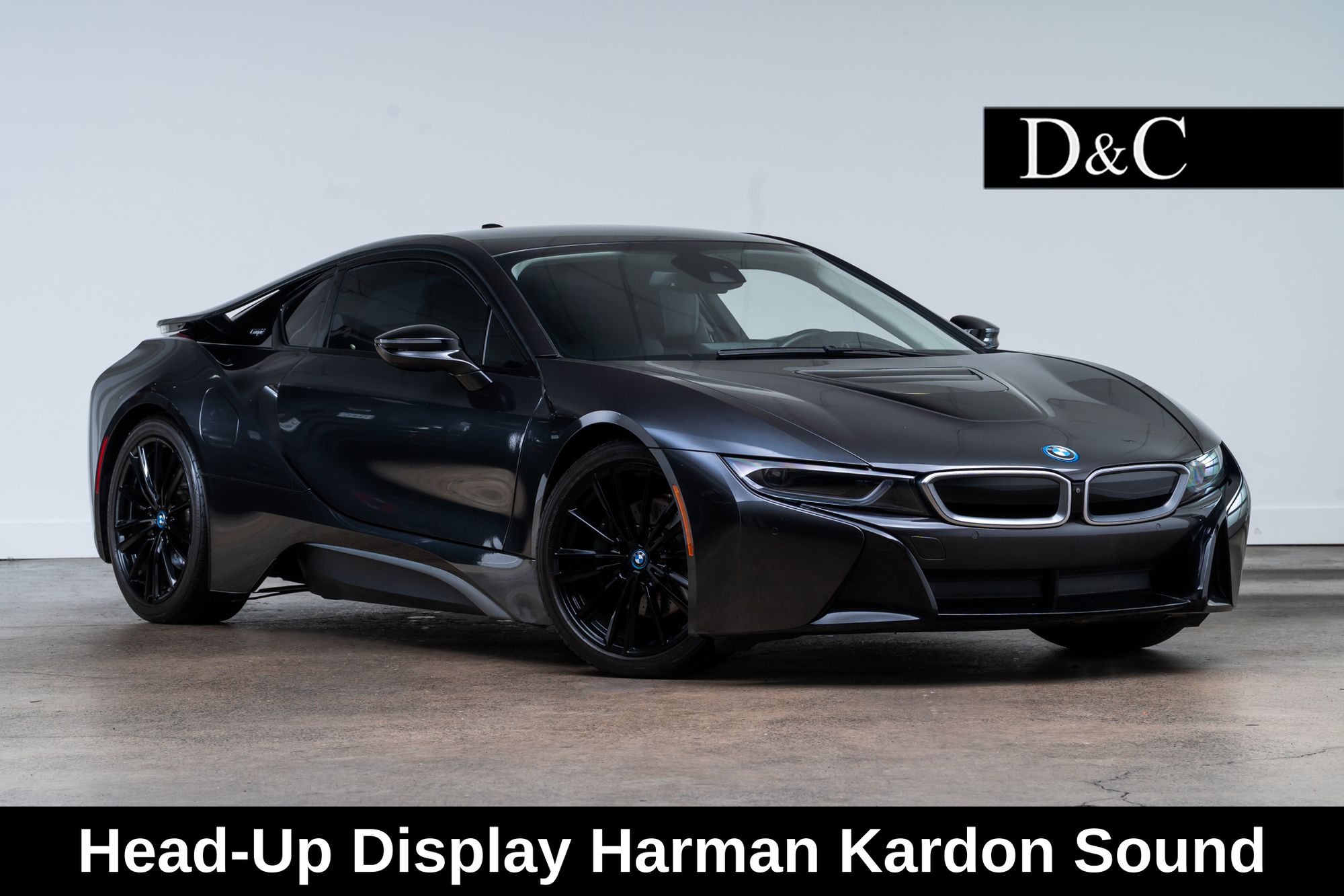 Sophisto Gray Metallic w/BMW i Frozen Blue Accent 2020 BMW i8 Coupe All-Wheel Drive 6-Speed Automatic