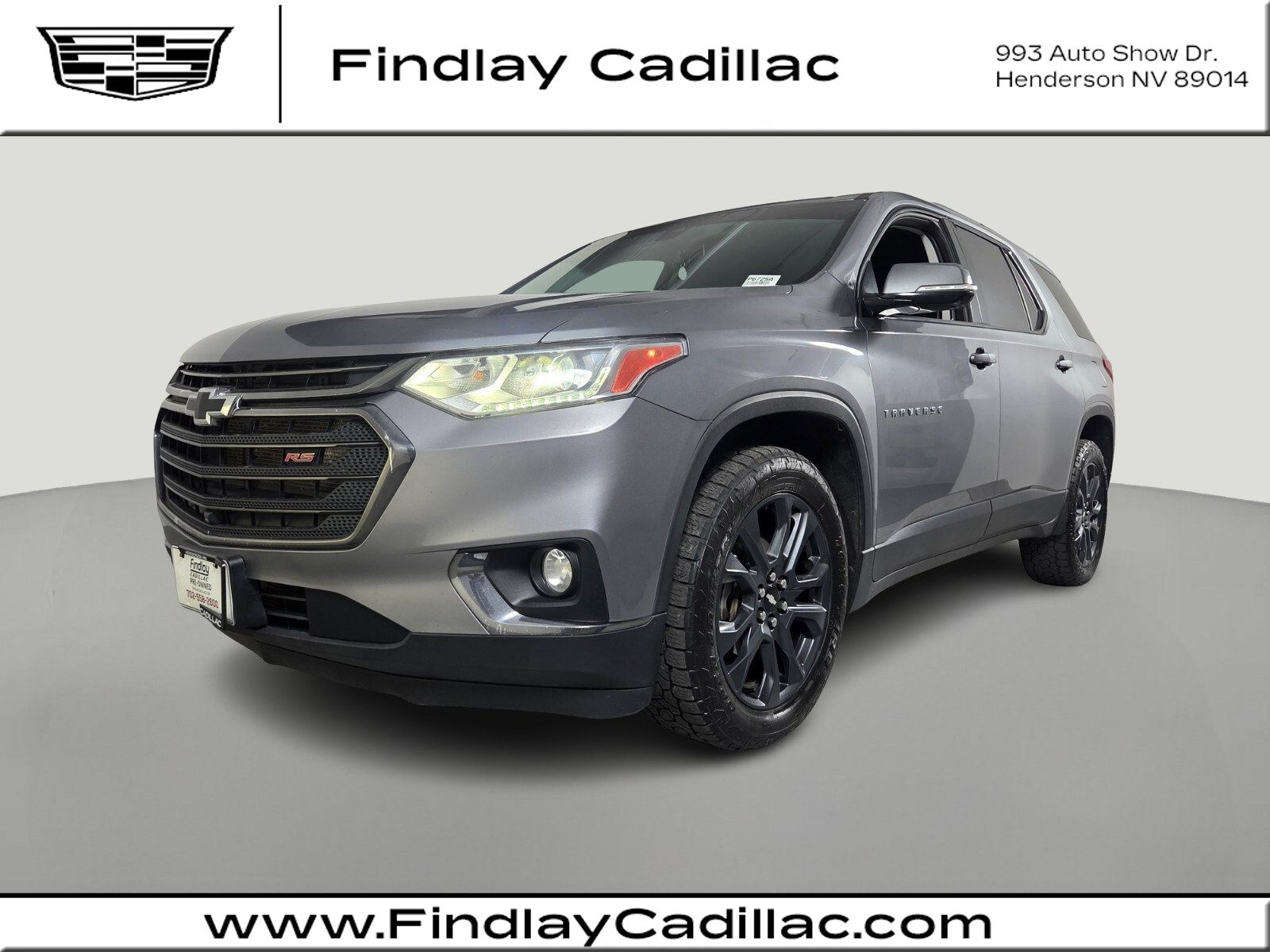 Gray (Satin Steel Metallic) 2020 Chevrolet Traverse SUV / Crossover Four-Wheel Drive 9-Speed Automatic