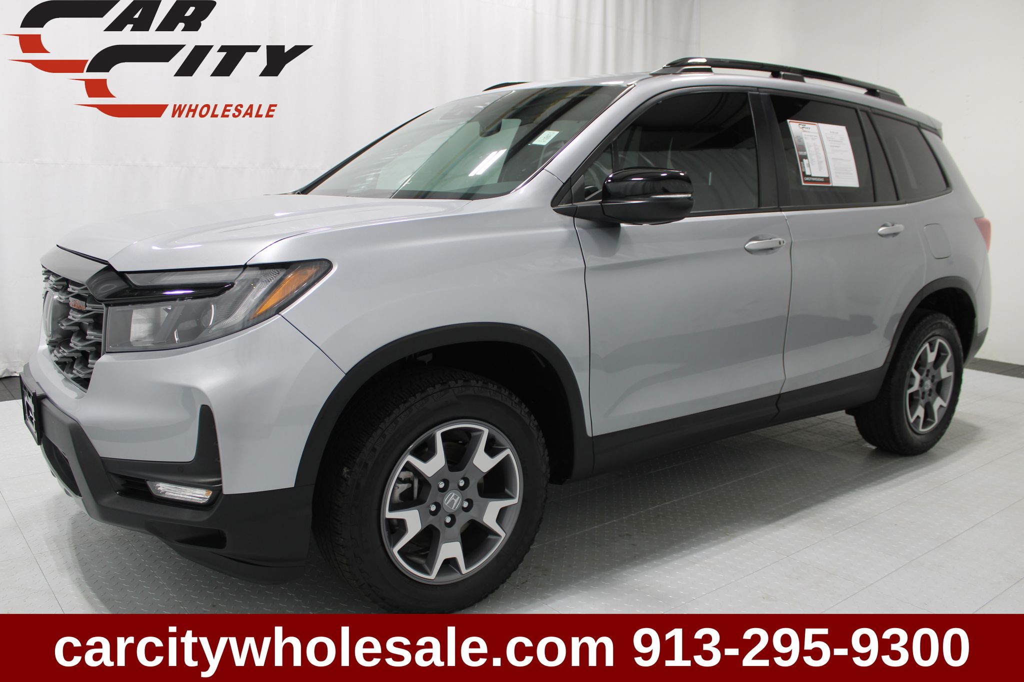 Silver 2023 Honda Passport SUV / Crossover All-Wheel Drive 9-Speed Automatic