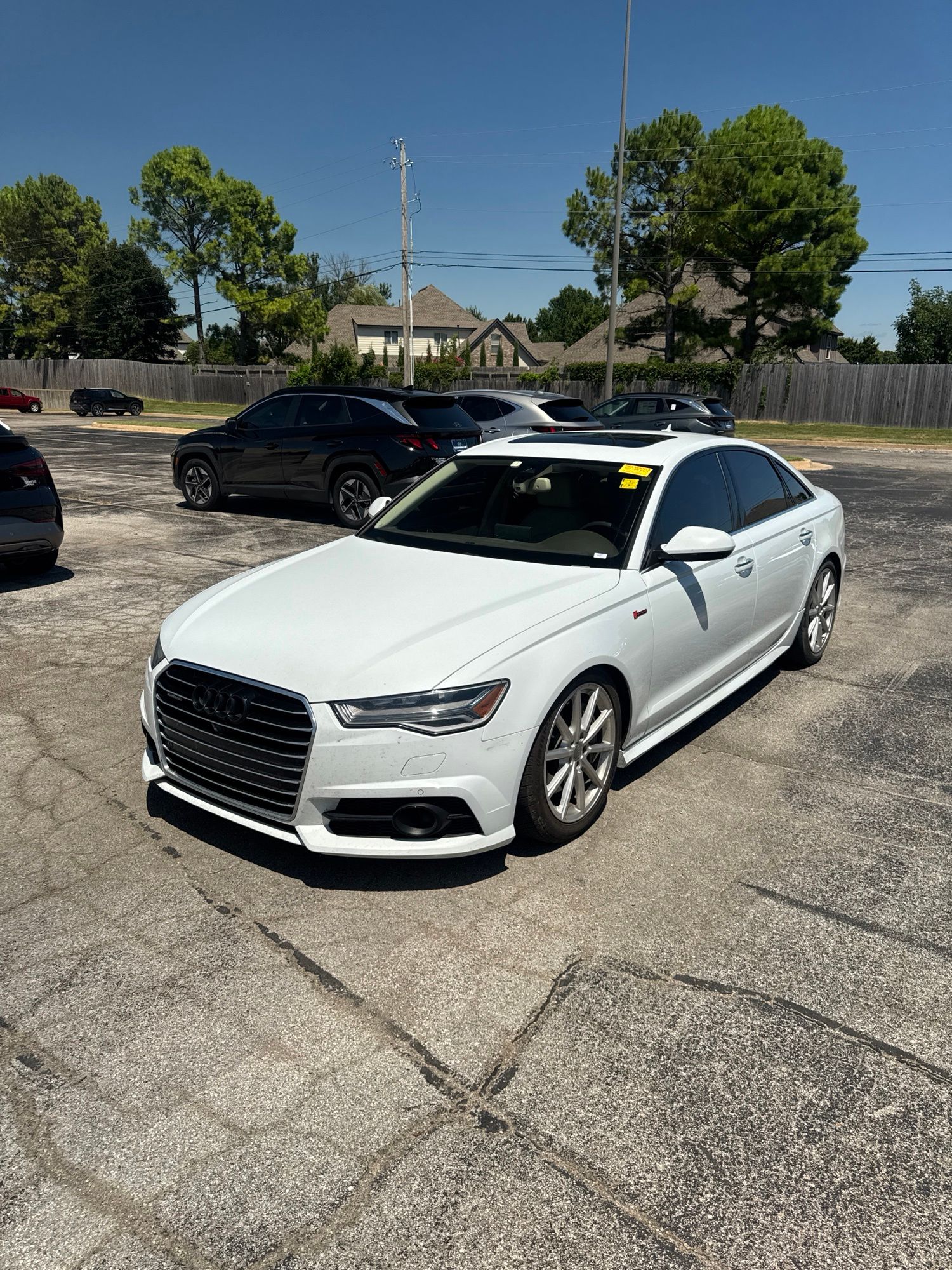 Glacier White 2017 Audi A6 Sedan All-Wheel Drive 8-Speed Automatic