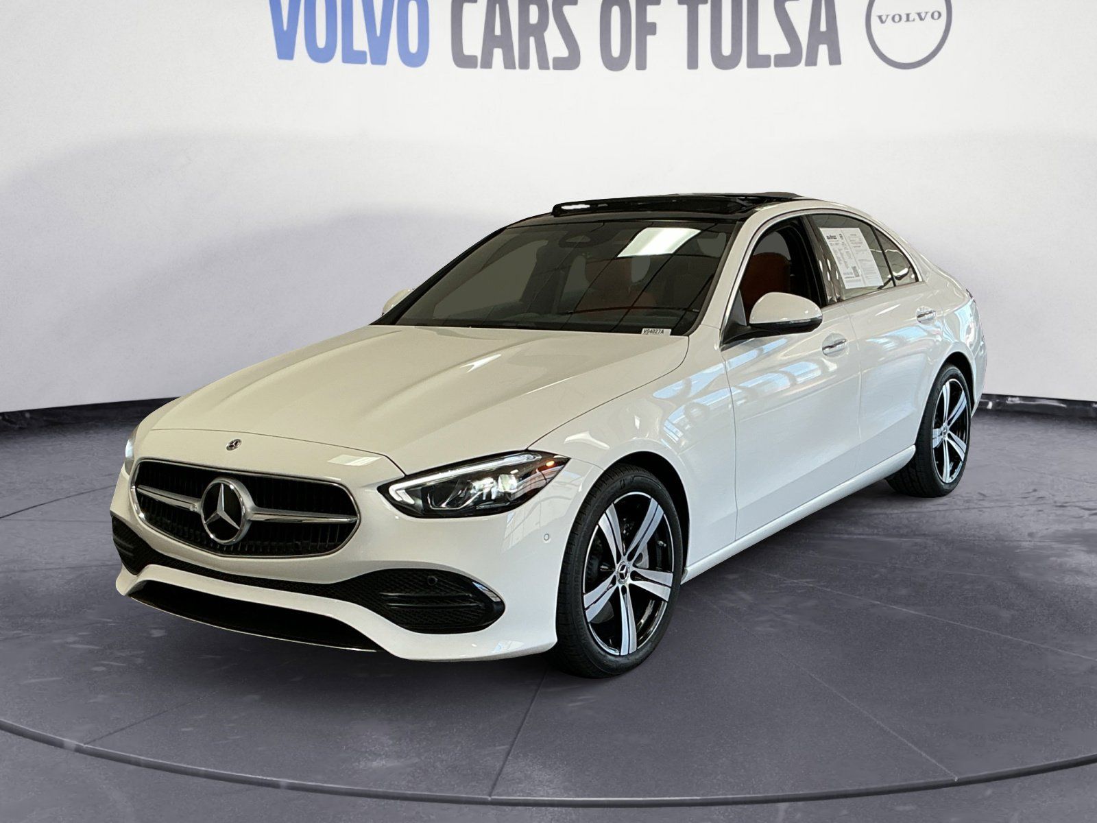 White 2025 Mercedes-Benz C-Class C 300 4MATIC Sedan All-Wheel Drive 9-Speed Automatic