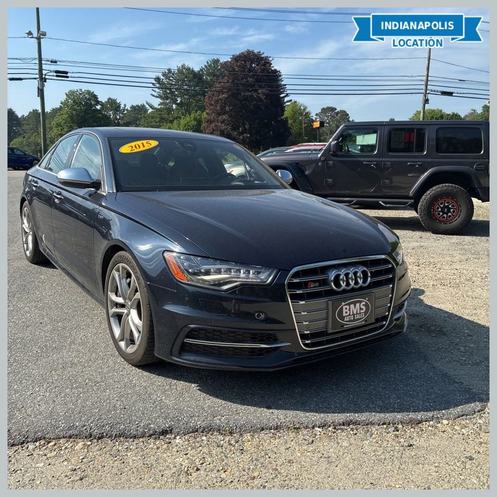 Moonlight Blue Metallic 2015 Audi S6 4.0T quattro Sedan AWD Sedan All-Wheel Drive 7-Speed Automatic