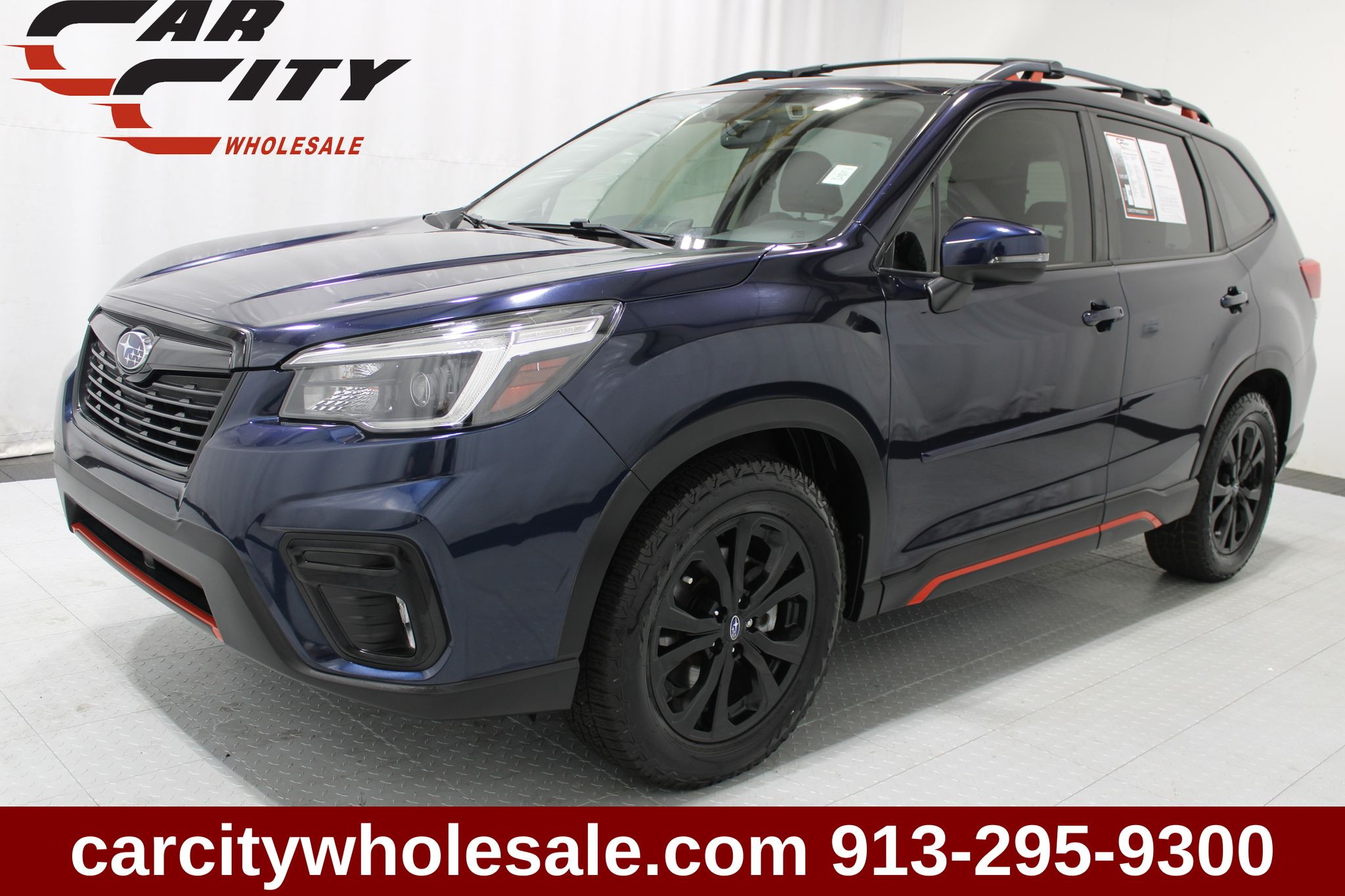 Dark Blue Pearl 2021 Subaru Forester SUV / Crossover All-Wheel Drive Continuously Variable Transmission