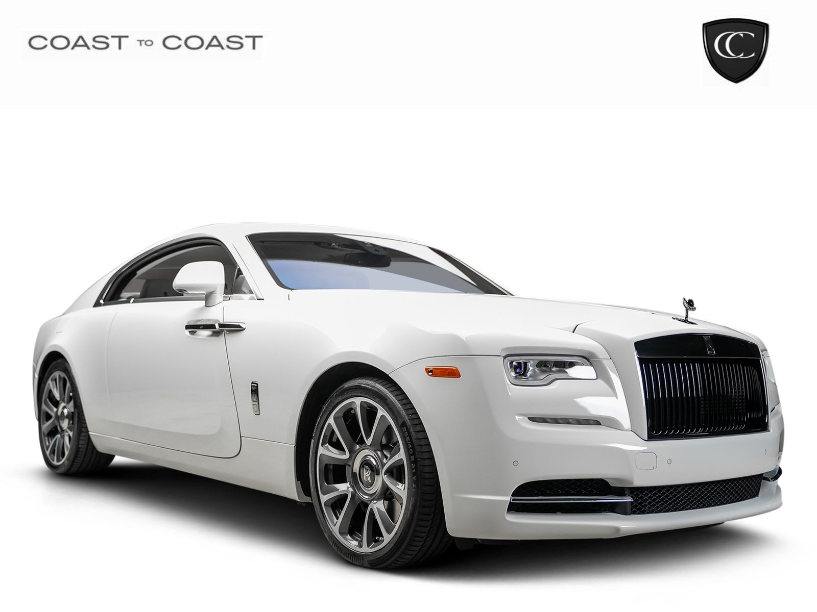 White 2017 Rolls-Royce Wraith Coupe Coupe Rear-Wheel Drive 8-Speed Automatic