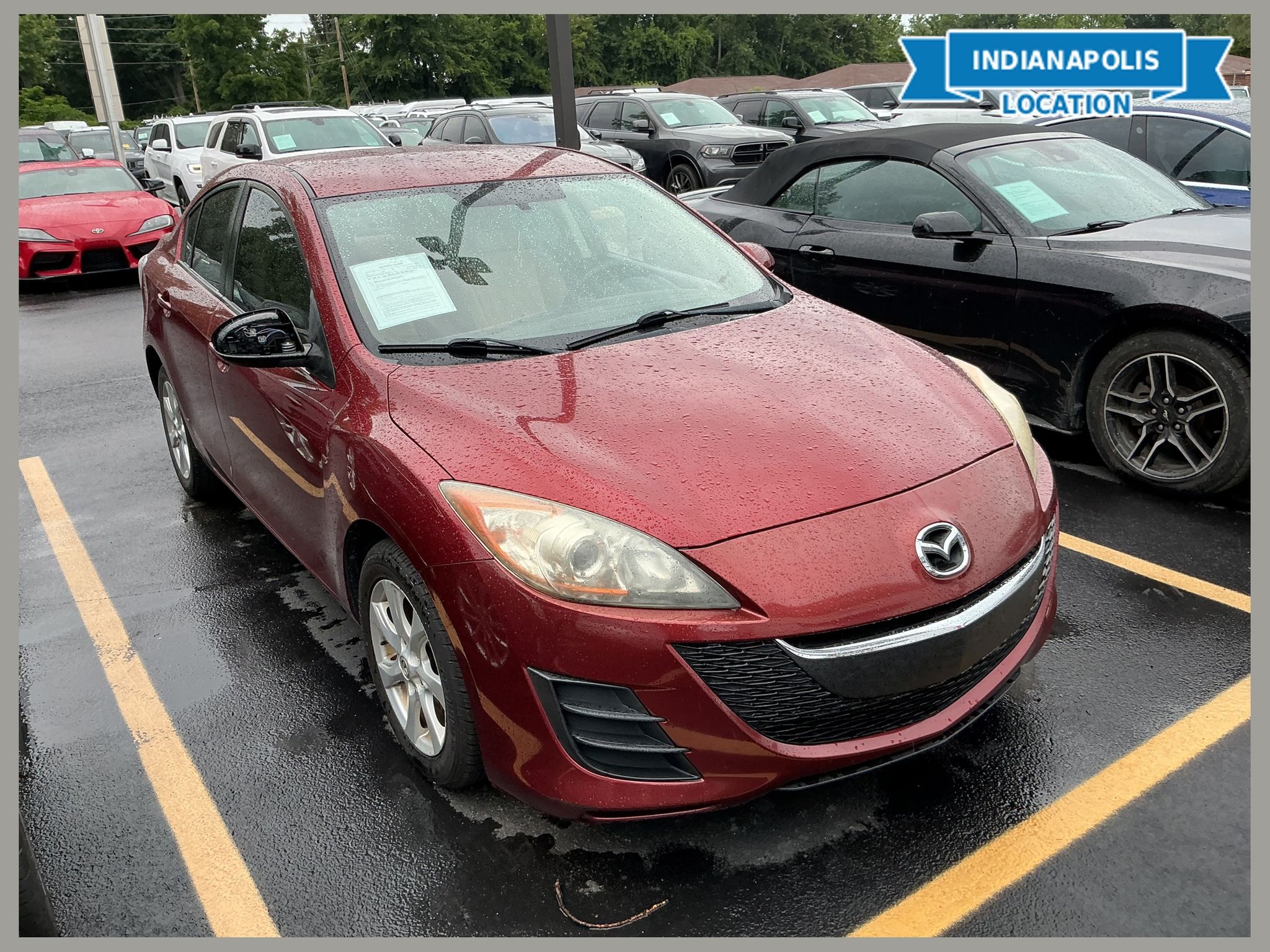Copper Red Mica 2010 Mazda MAZDA3 Sedan Front-Wheel Drive 5-Speed Automatic
