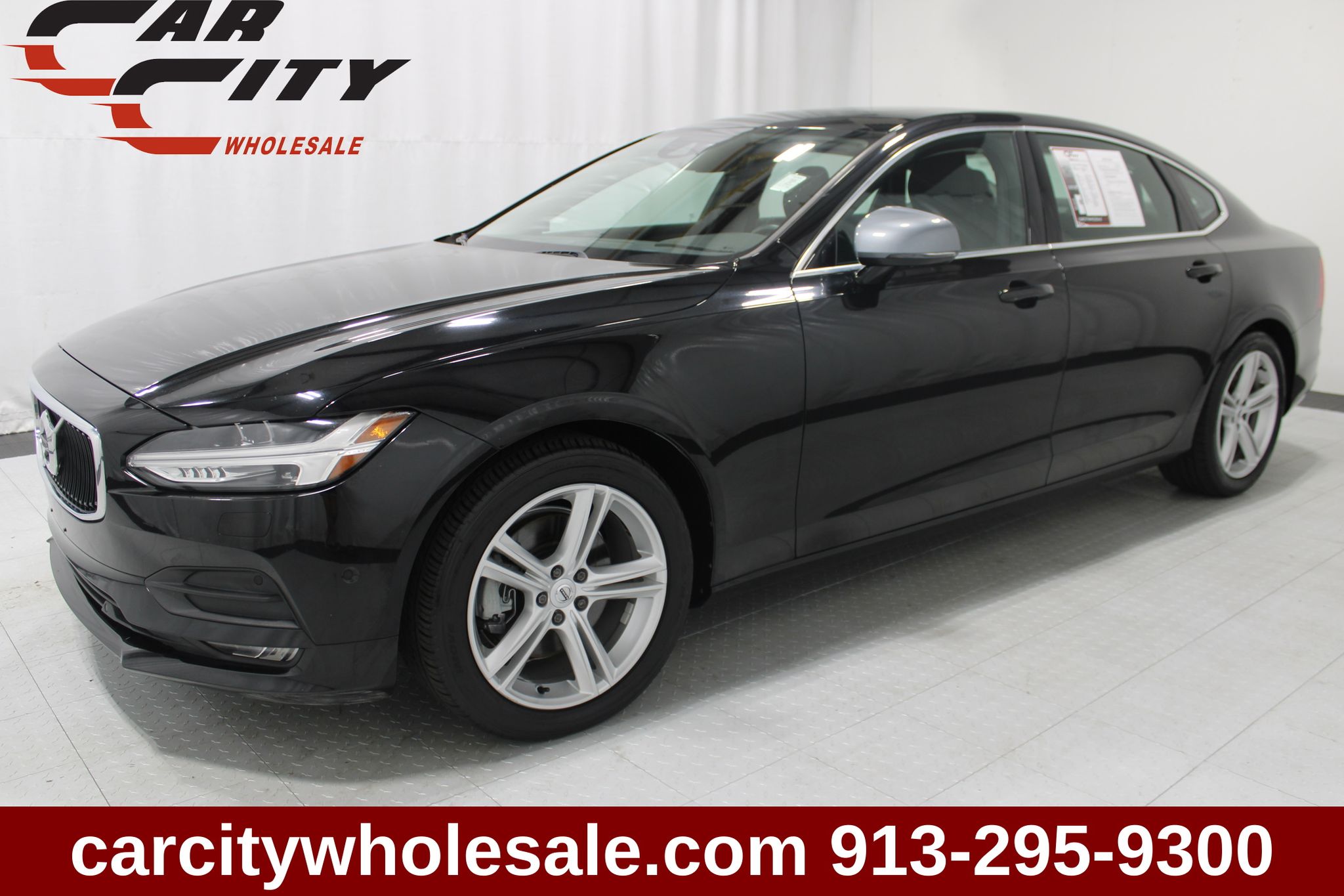 Onyx Black Metallic 2018 Volvo S90 Sedan All-Wheel Drive Automatic