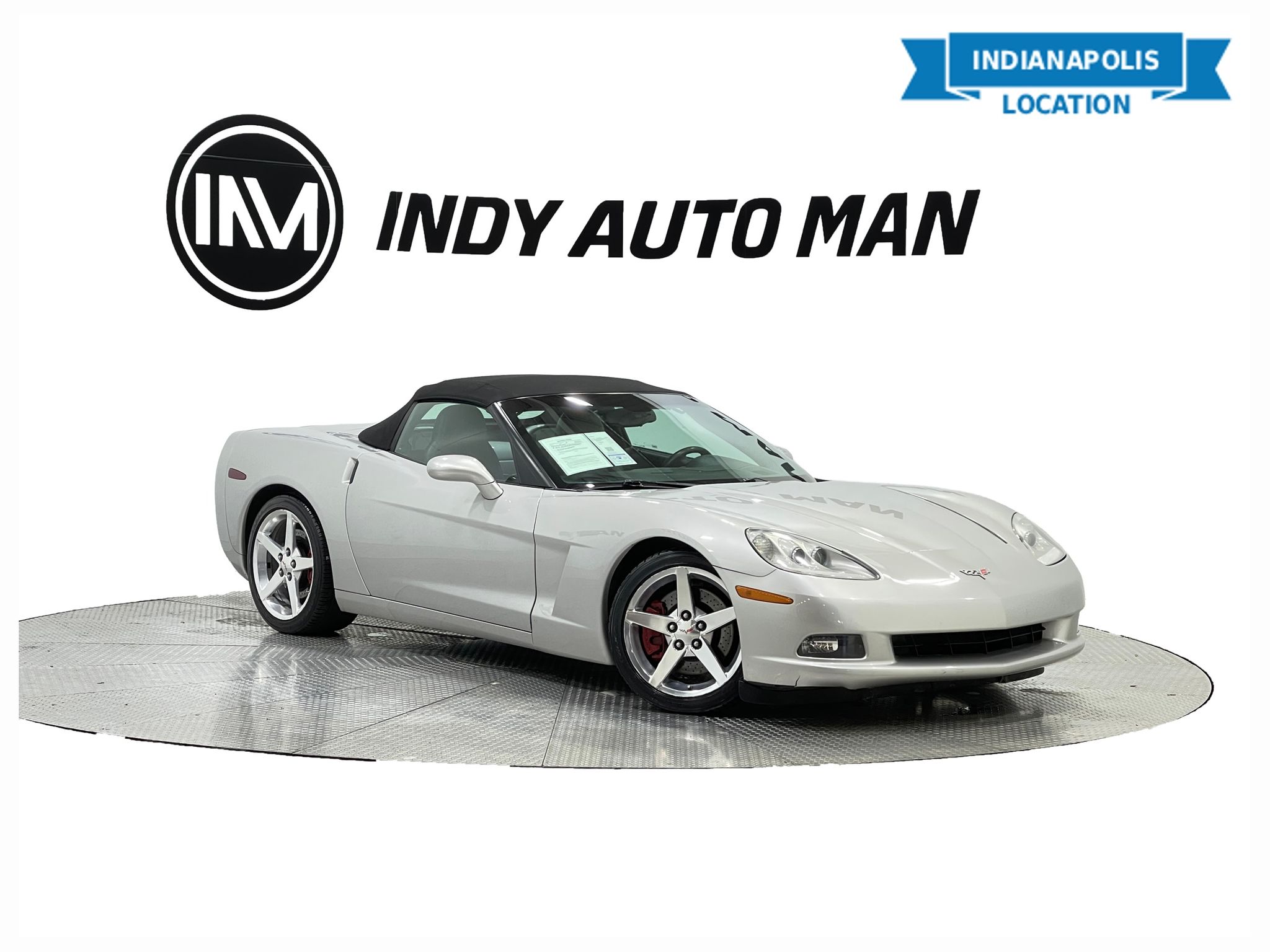 Ricochet Silver Metallic 2005 Chevrolet Corvette Convertible RWD Convertible Rear-Wheel Drive 4-Speed Automatic Overdrive
