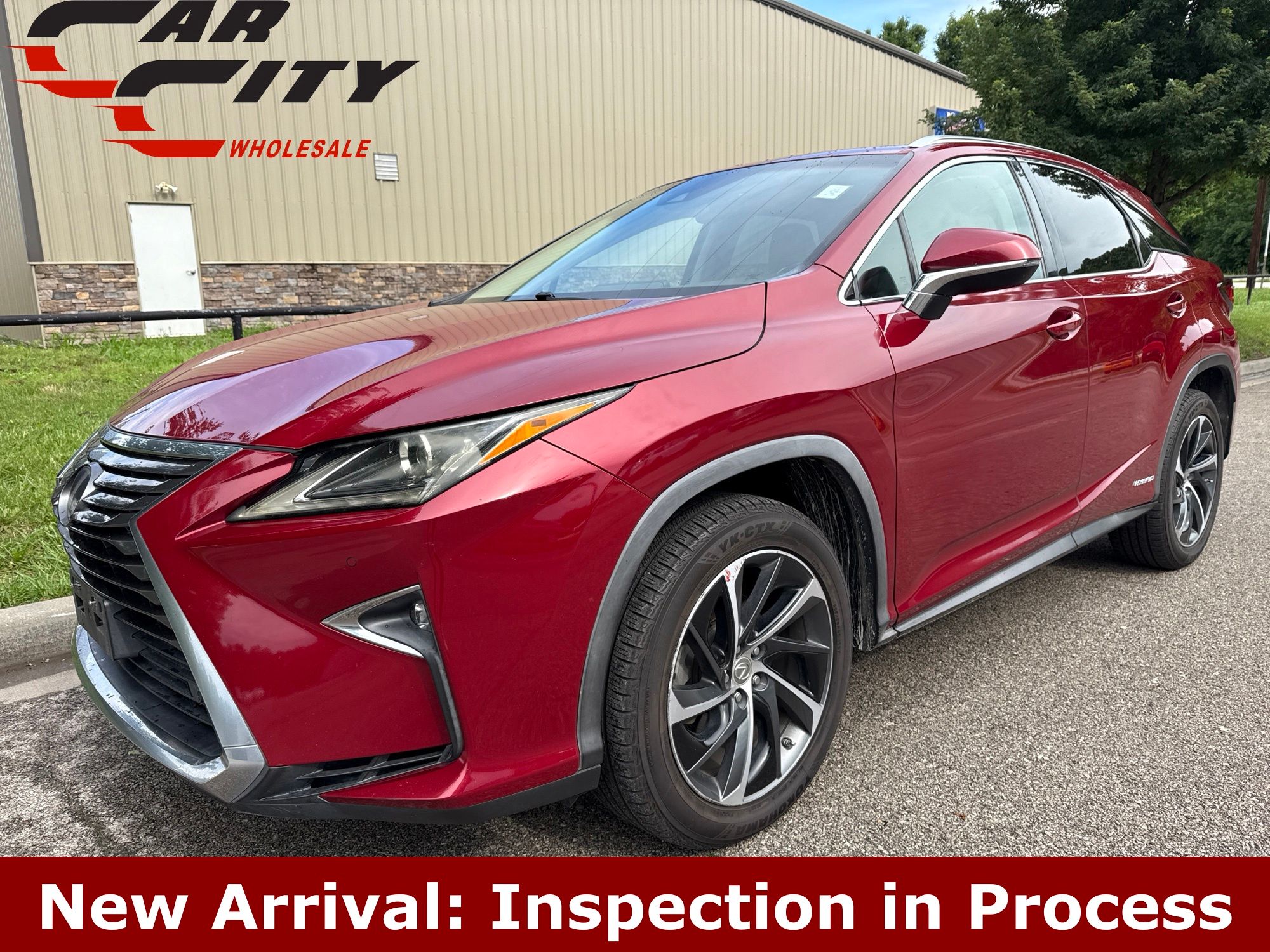 Matador Red Mica 2016 Lexus RX Hybrid 450h AWD SUV / Crossover All-Wheel Drive Continuously Variable Transmission