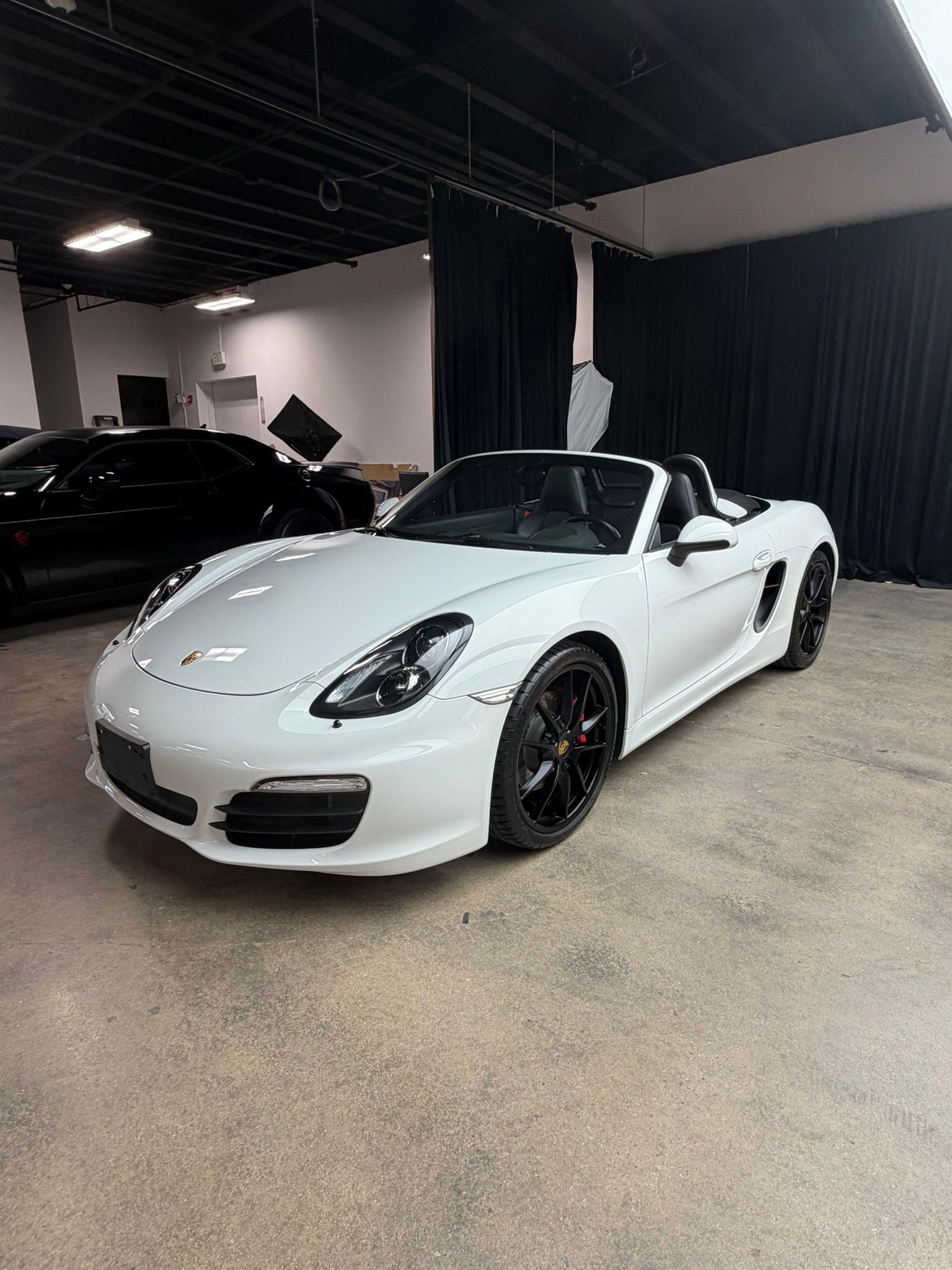 White 2015 Porsche Boxster Convertible Rear-Wheel Drive 