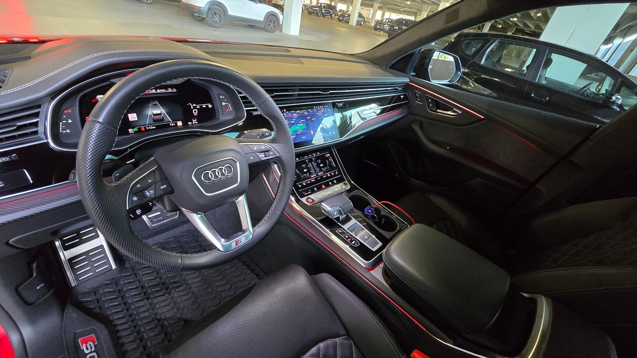 Chili Red Metallic 2024 Audi SQ8 4.0T quattro Prestige SUV / Crossover All-Wheel Drive 8-Speed Automatic