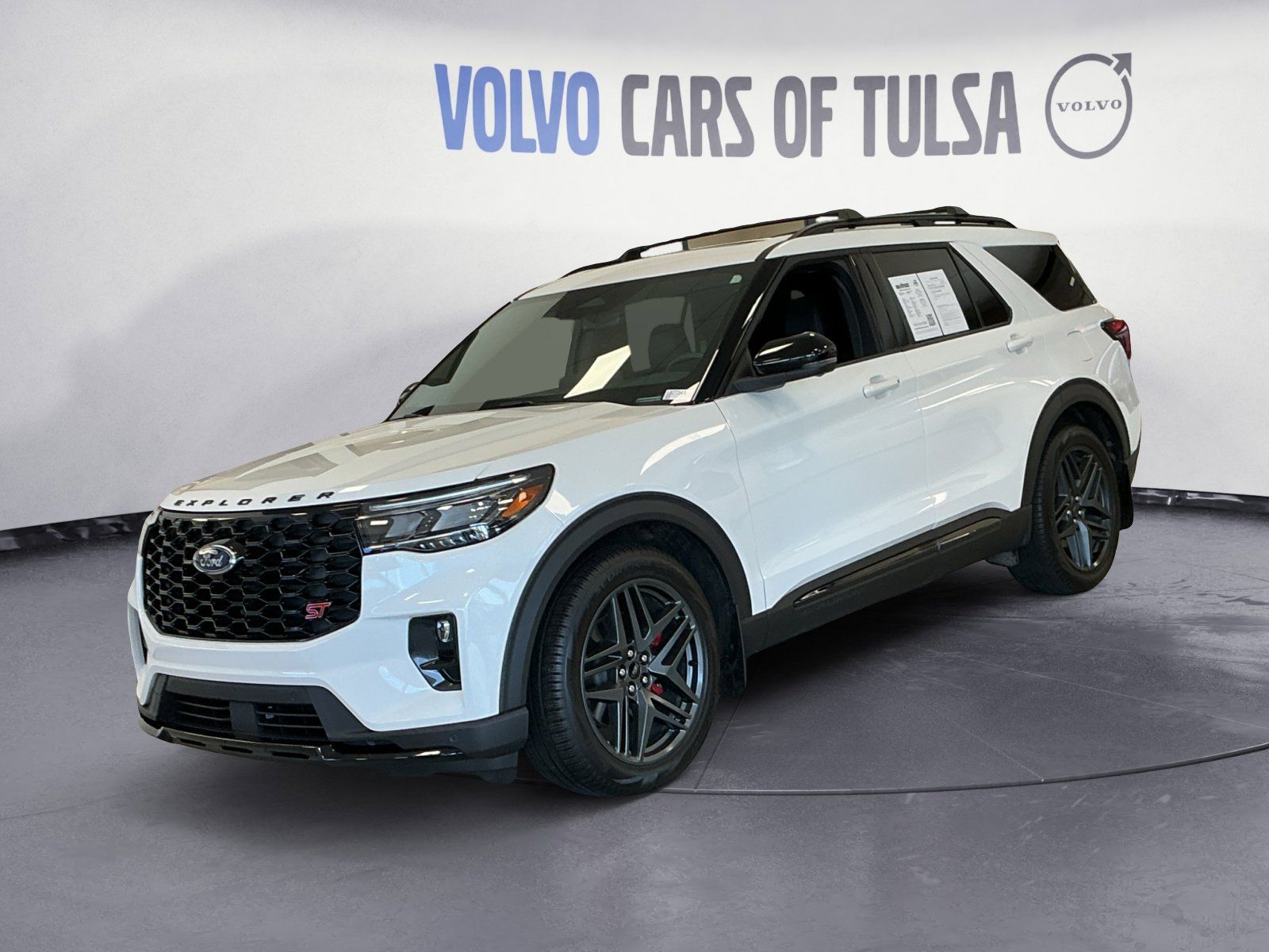 Star White Metallic Tri-Coat 2025 Ford Explorer ST AWD SUV / Crossover All-Wheel Drive Automatic