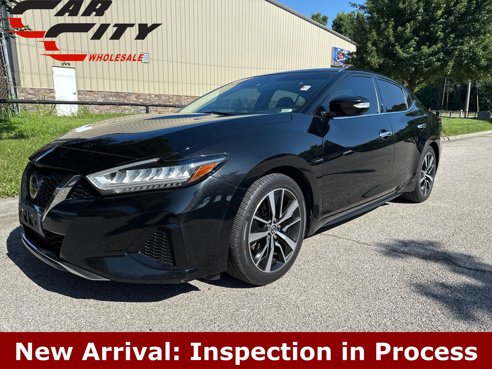 Super Black 2021 Nissan Maxima Sedan Front-Wheel Drive Continuously Variable Transmission