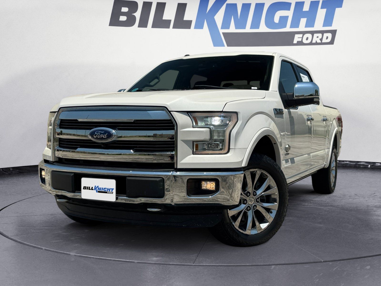 White Platinum Clearcoat Metallic 2016 Ford F-150 Pickup Truck Four-Wheel Drive 6-Speed Automatic