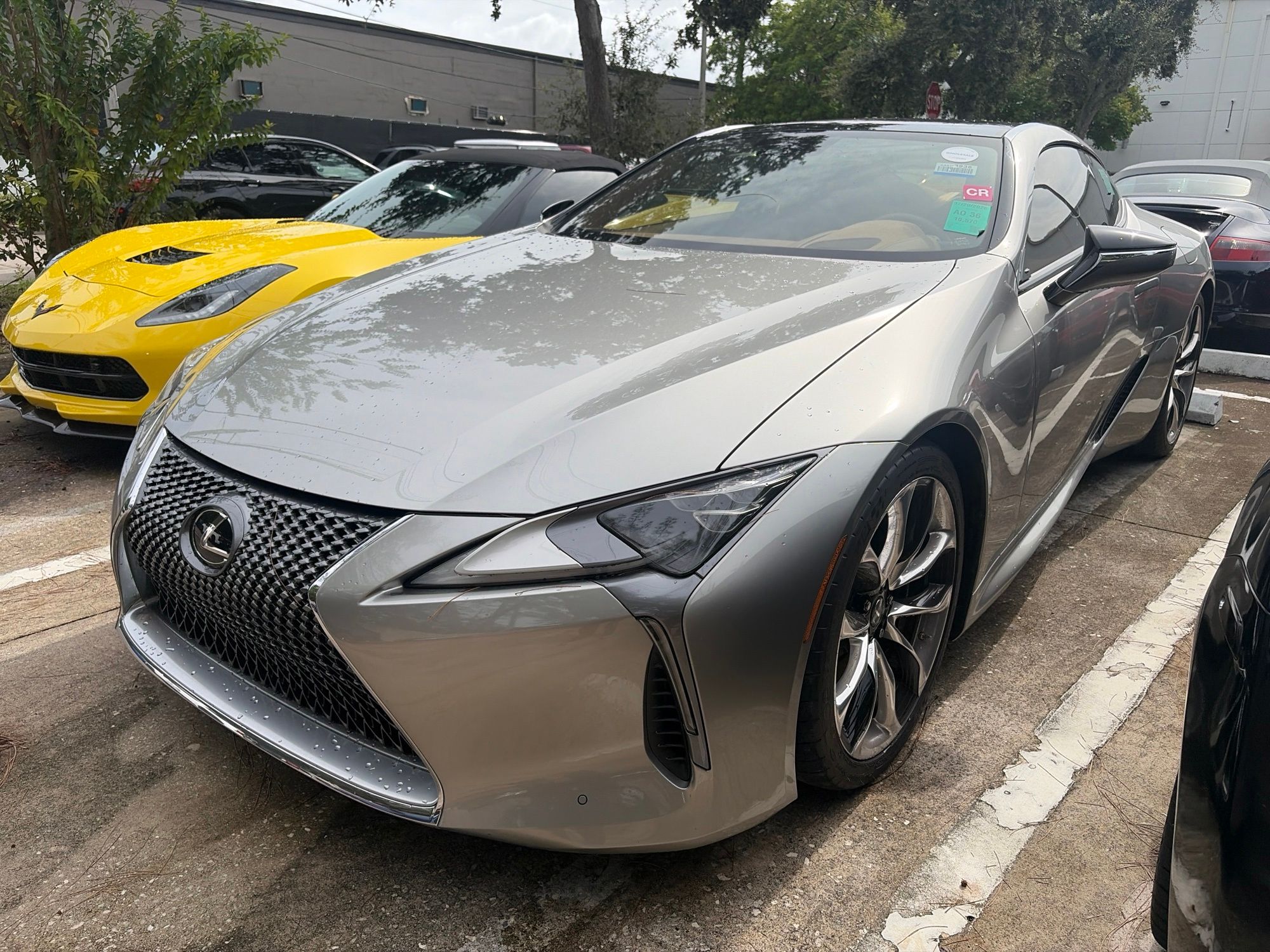Silver 2018 Lexus LC Coupe Rear-Wheel Drive Automatic