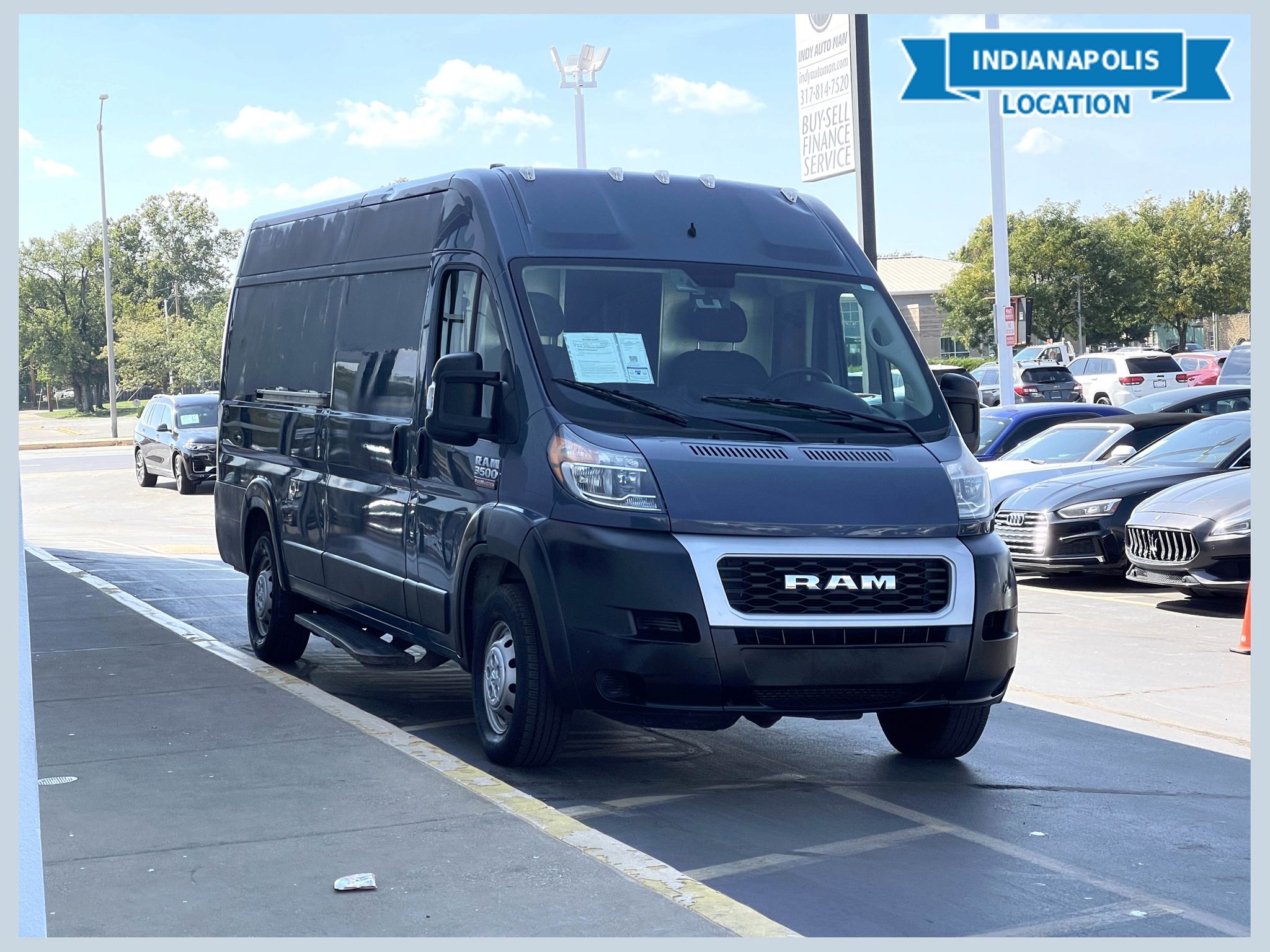 2020 RAM ProMaster 3500 159 High Roof Extended Cargo Van FWD