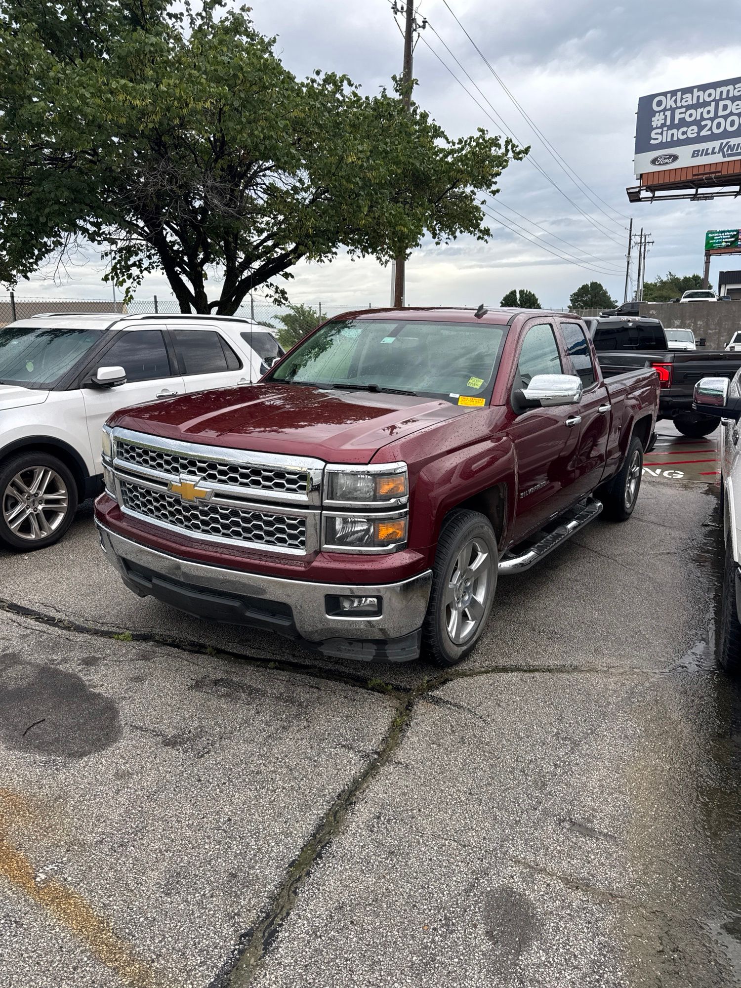 Red (Deep Ruby Metallic) 2014 Chevrolet Silverado 1500 Pickup Truck 4X2 6-Speed Automatic Overdrive