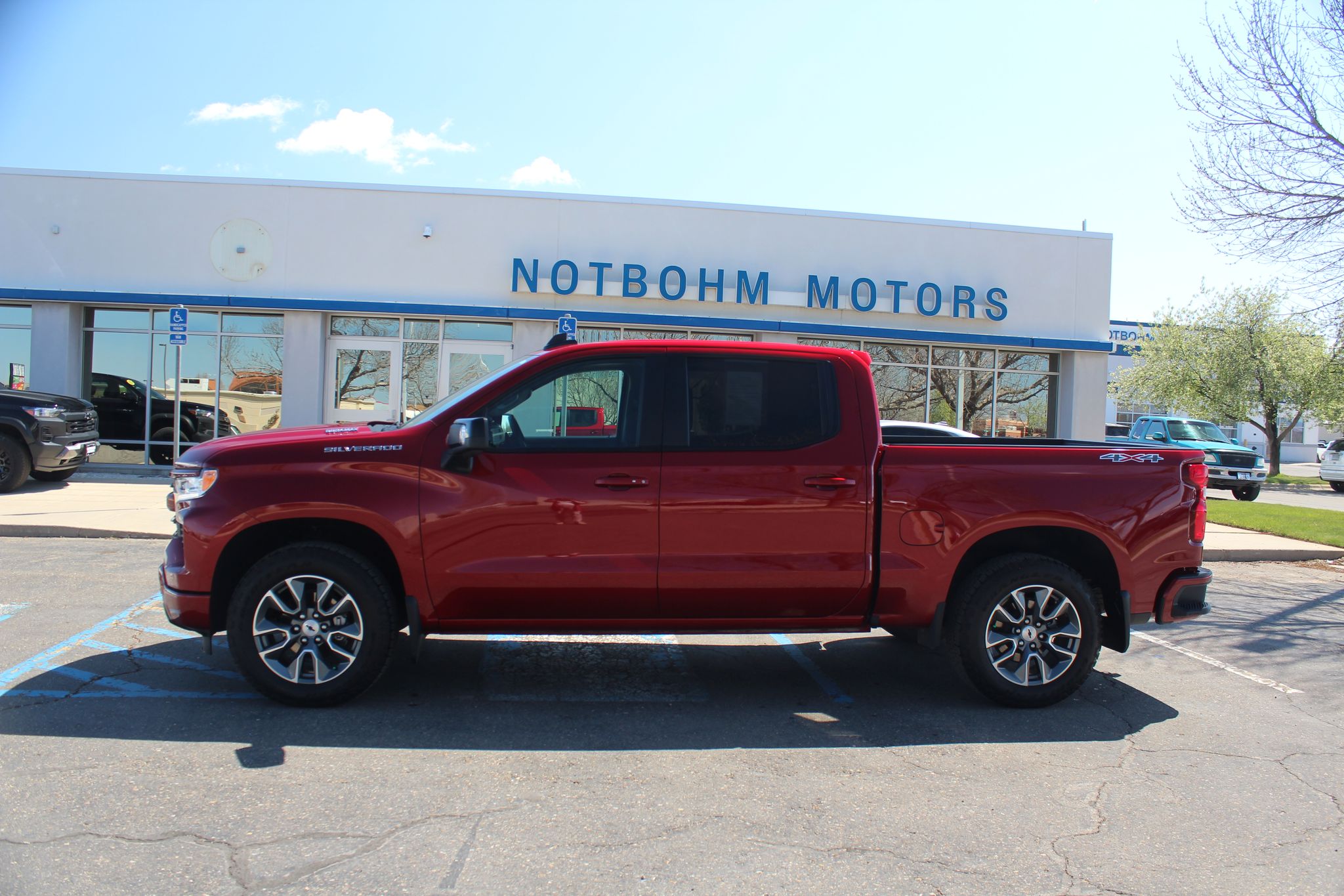 Radiant Red Tintcoat 2025 Chevrolet Silverado 1500 Pickup Truck Four-Wheel Drive Automatic