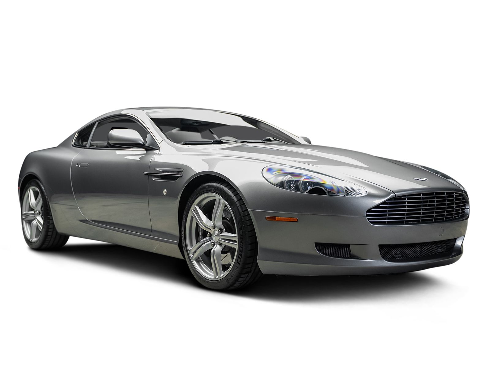 Silver 2007 Aston Martin DB9 Coupe Rear-Wheel Drive 6-Speed Automatic