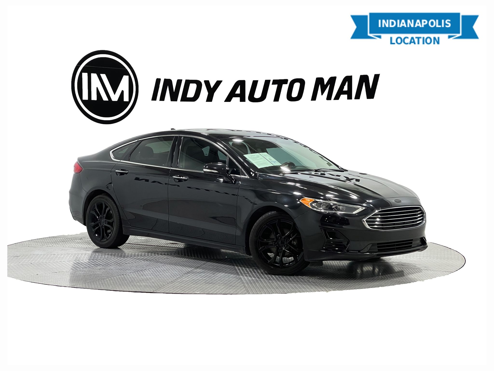 Agate Black 2019 Ford Fusion Sedan Front-Wheel Drive 6-Speed Automatic