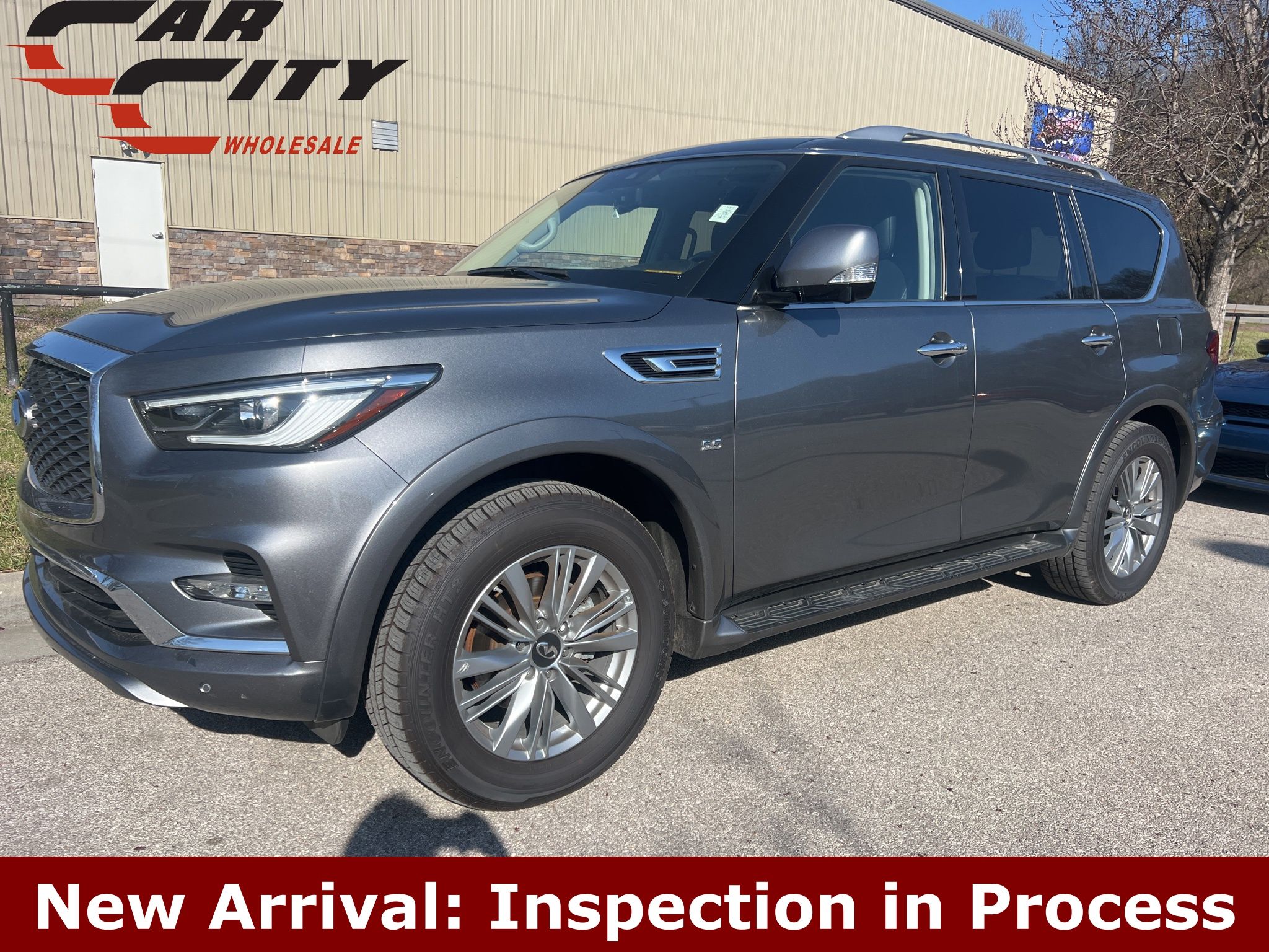 Gray (Graphite Shadow) 2020 INFINITI QX80 Luxe 4WD SUV / Crossover All-Wheel Drive 7-Speed Automatic