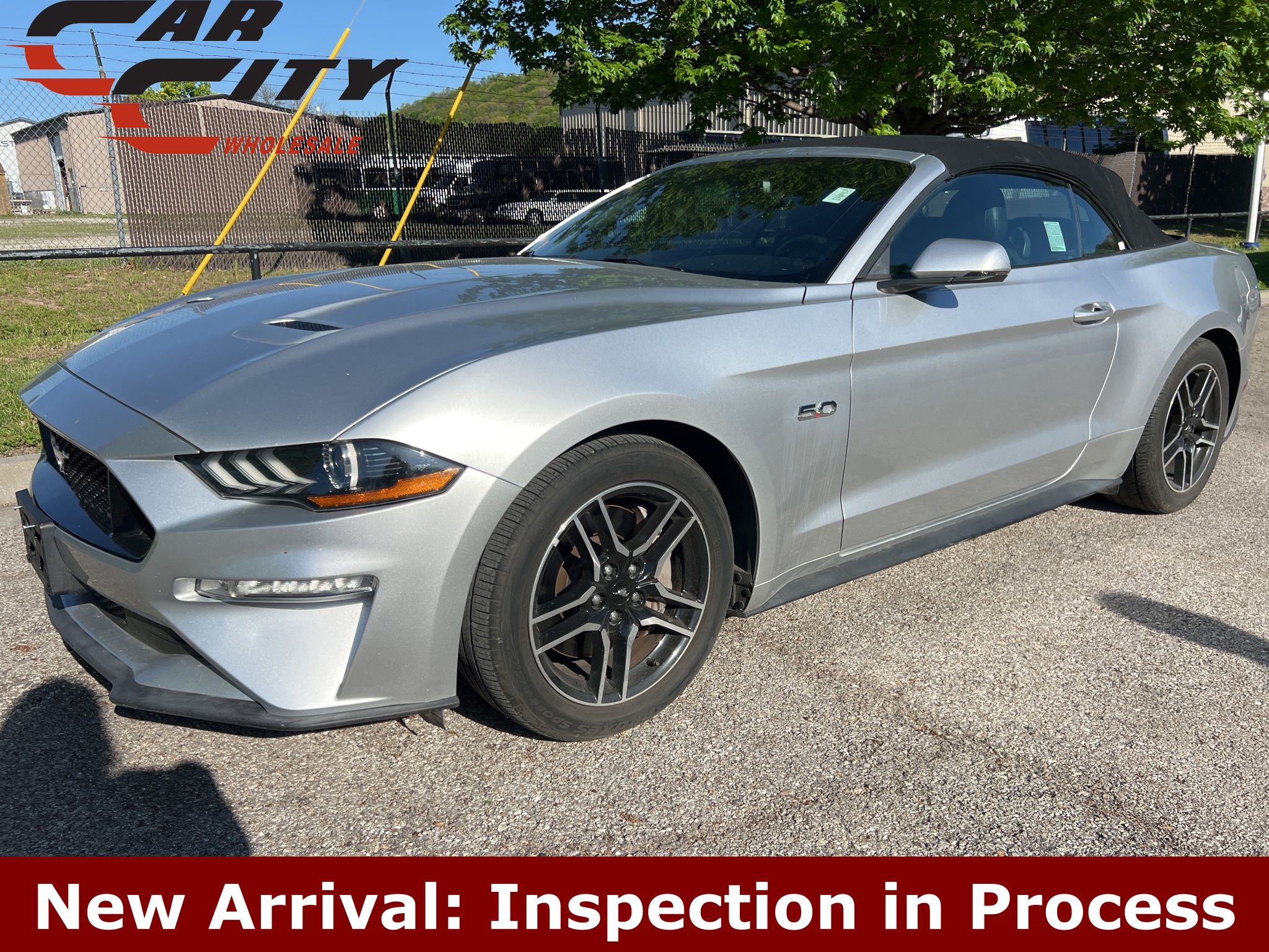 Ingot Silver 2019 Ford Mustang GT Premium Convertible RWD Convertible Rear-Wheel Drive Automatic