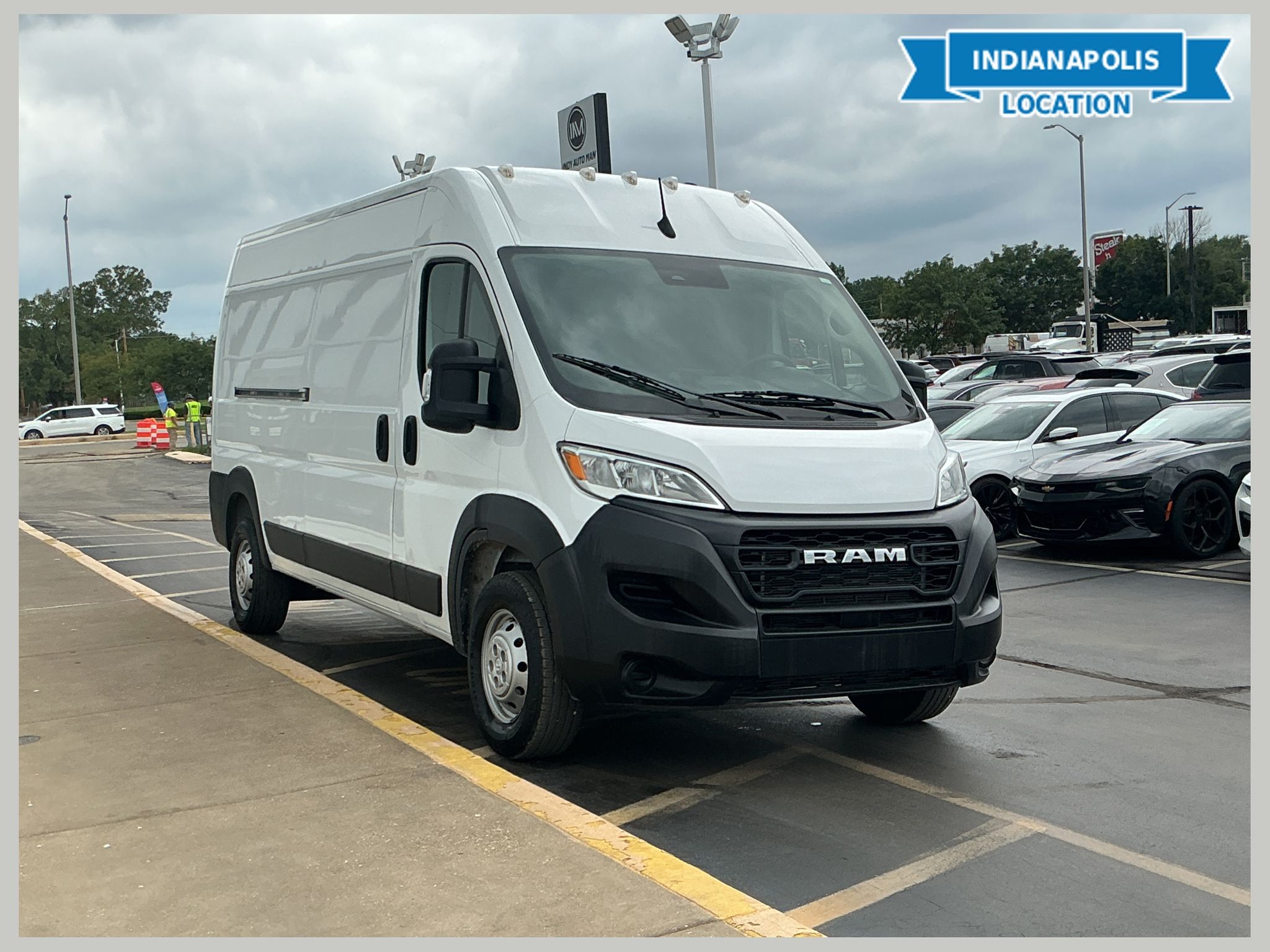 Bright White Clearcoat 2023 RAM ProMaster Van Front-Wheel Drive 9-Speed Automatic