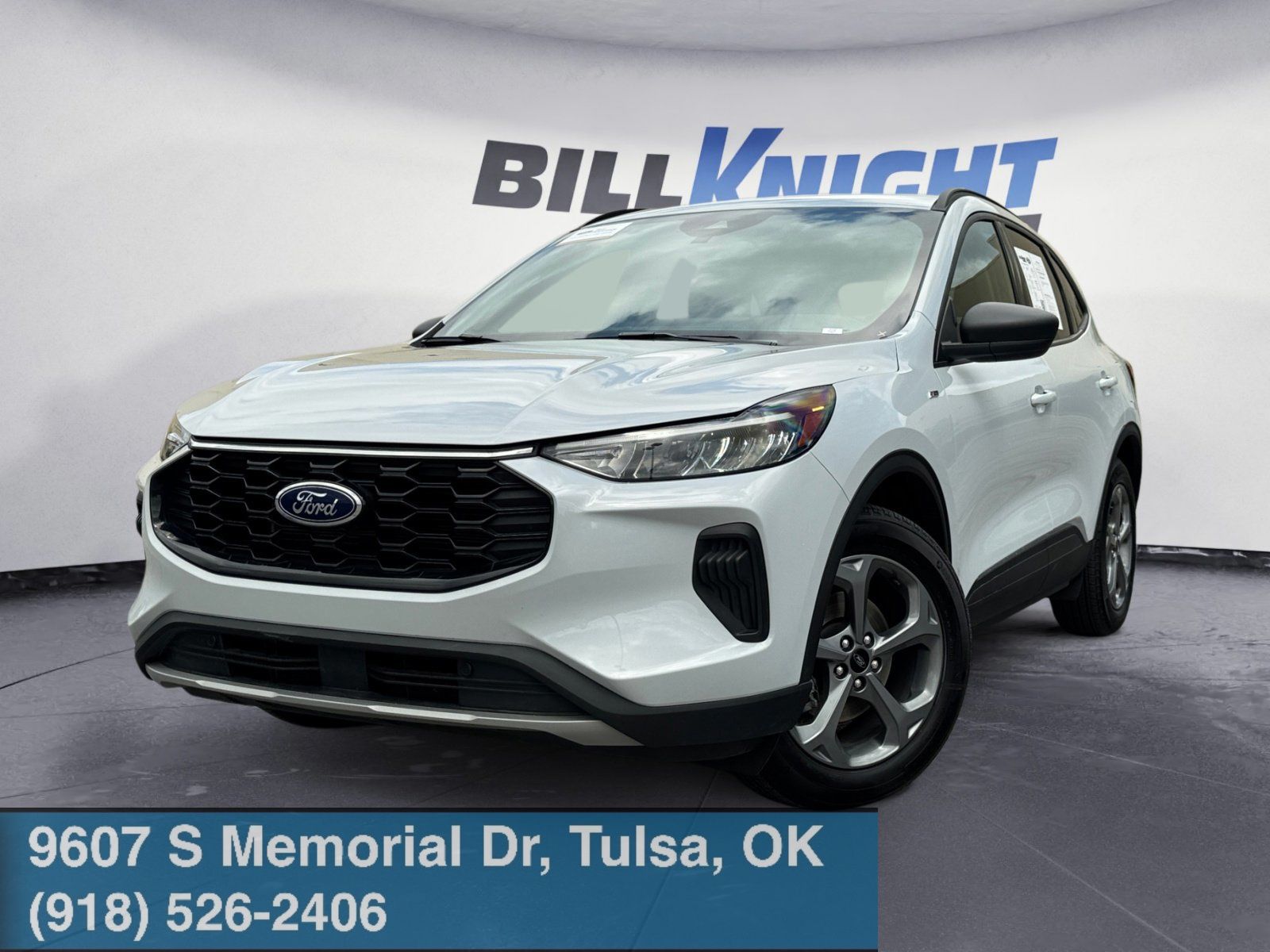 Silver Metallic 2025 Ford Escape Hybrid ST-Line FWD SUV / Crossover Front-Wheel Drive Continuously Variable Transmission