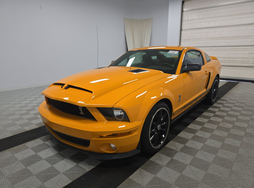 Grabber Orange 2007 Ford Mustang Shelby GT500 Coupe RWD Coupe Rear-Wheel Drive 6-Speed Manual