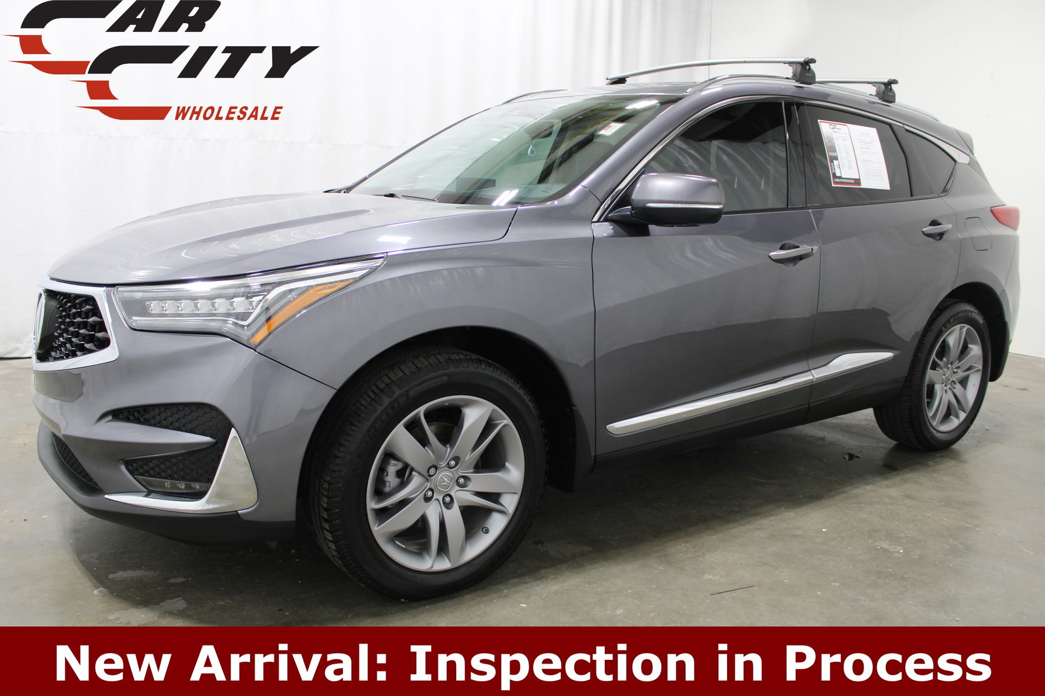 Gray 2021 Acura RDX SH-AWD with Advance Package SUV / Crossover All-Wheel Drive Automatic