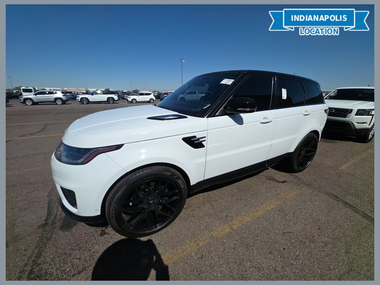 White 2020 Land Rover Range Rover Sport SUV / Crossover All-Wheel Drive 8-Speed Automatic