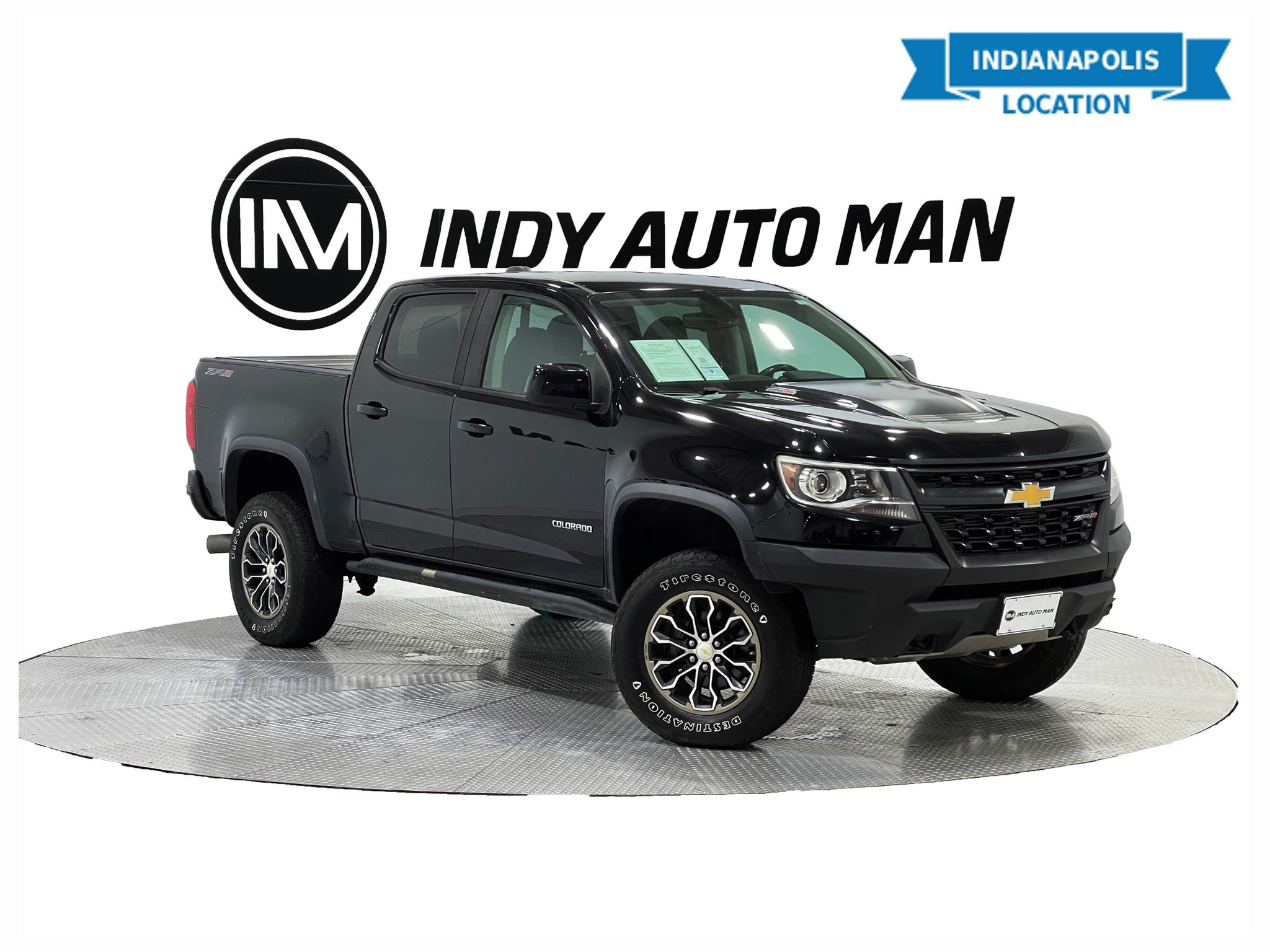 Black 2018 Chevrolet Colorado ZR2 Crew Cab 4WD Pickup Truck Four-Wheel Drive 6-Speed Automatic