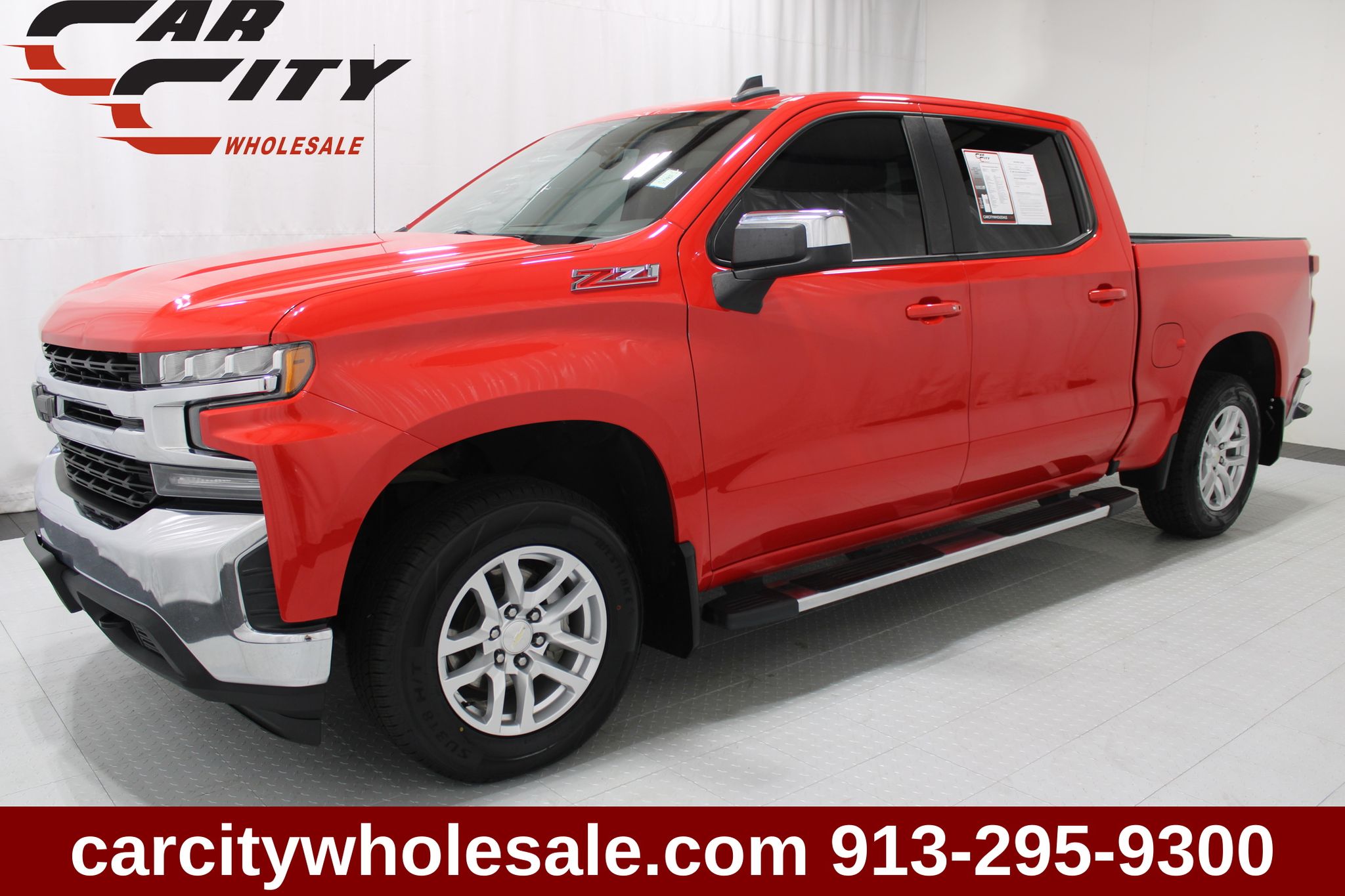 Red Hot 2020 Chevrolet Silverado 1500 Pickup Truck Four-Wheel Drive 8-Speed Automatic