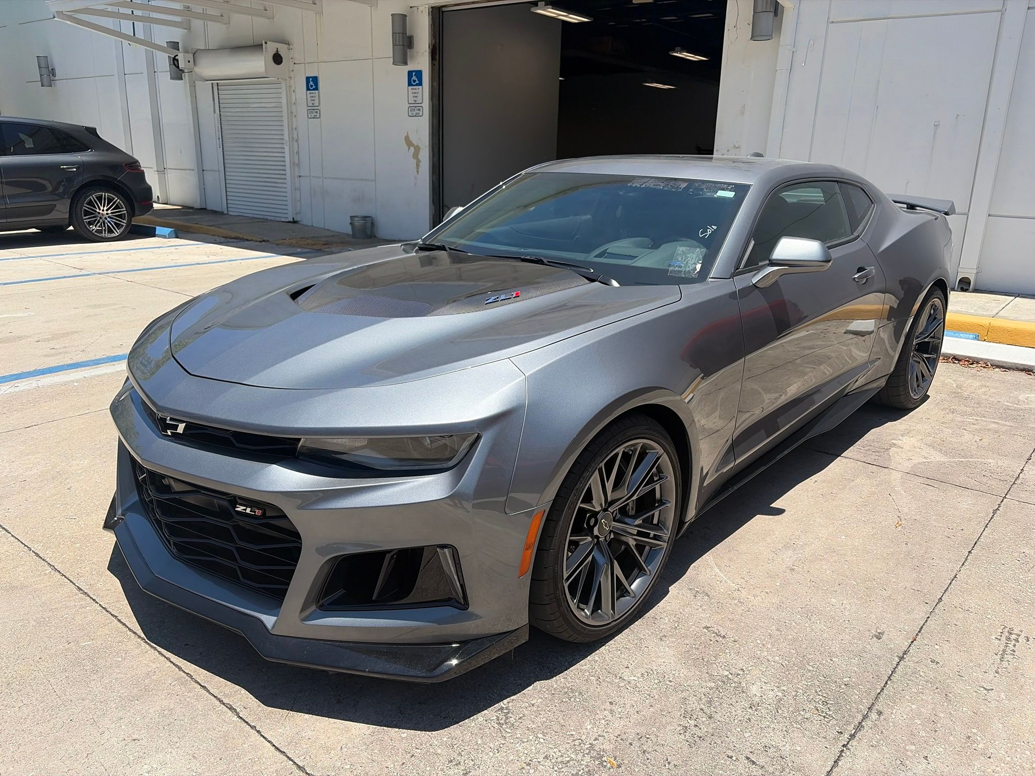 Gray (Steel Metallic) 2022 Chevrolet Camaro ZL1 Coupe RWD Coupe Rear-Wheel Drive 6-Speed Manual
