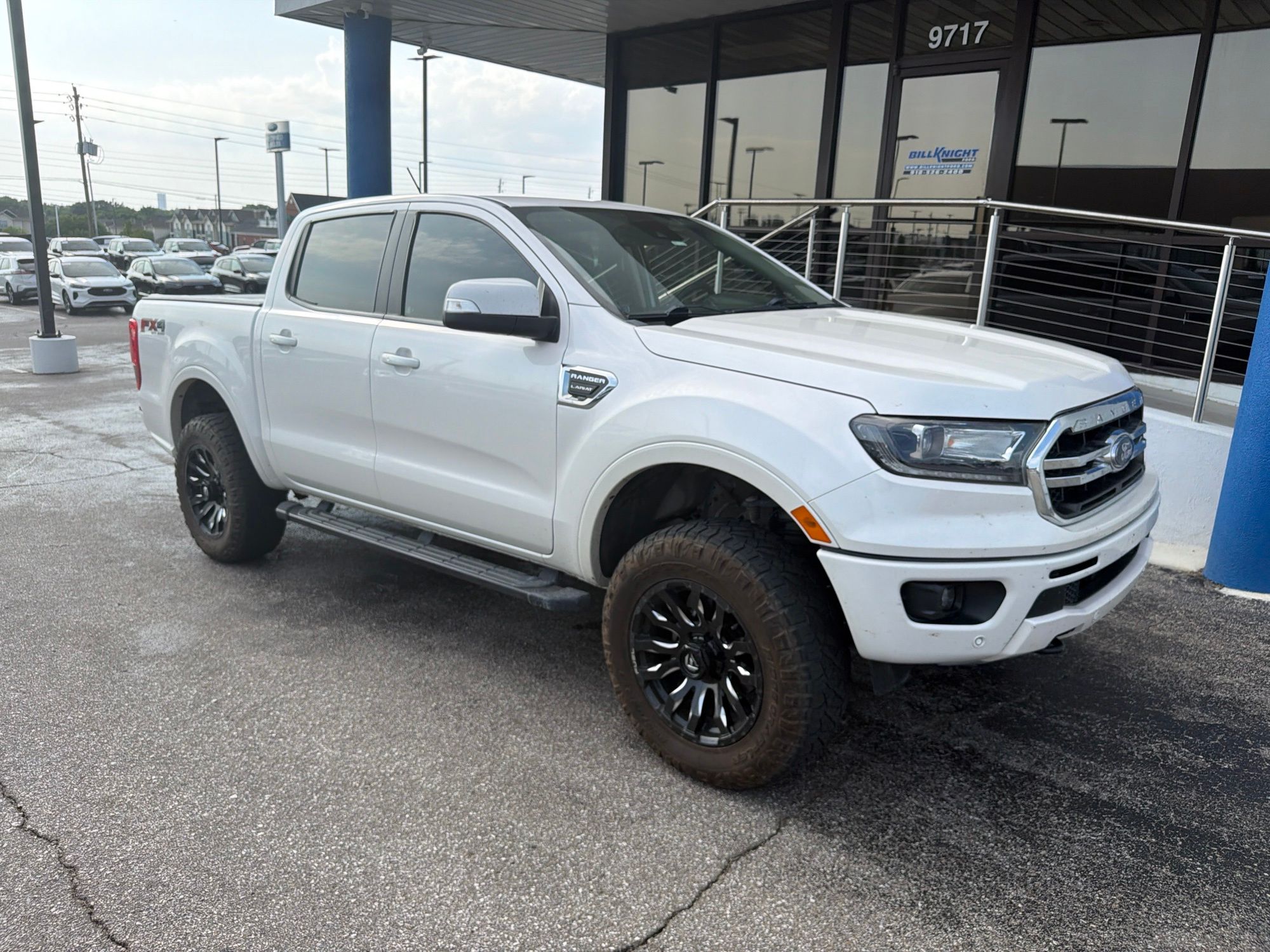 White Platinum Clearcoat Metallic 2020 Ford Ranger Pickup Truck Four-Wheel Drive Automatic