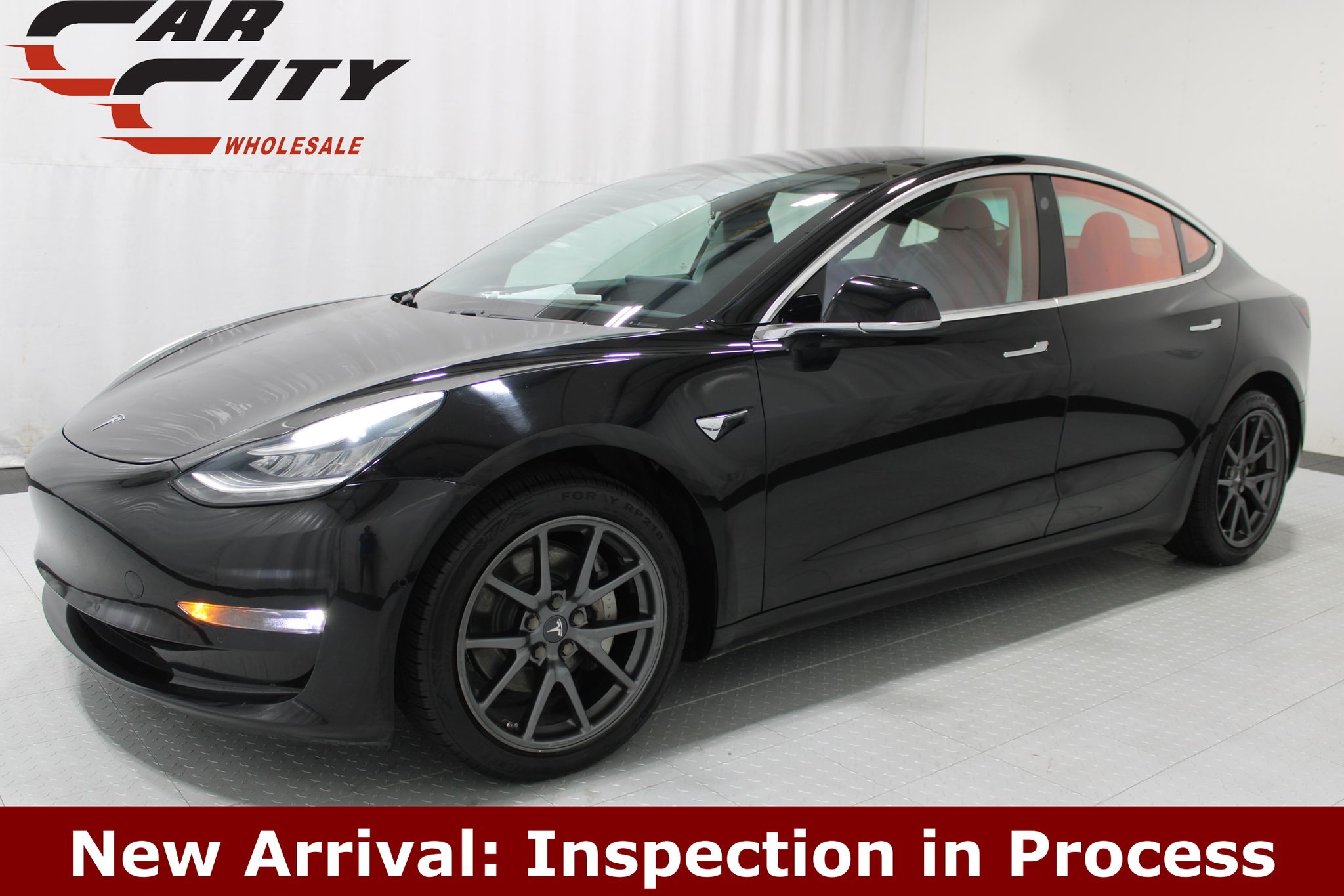 Black 2018 Tesla Model 3 Sedan Rear-Wheel Drive Automatic