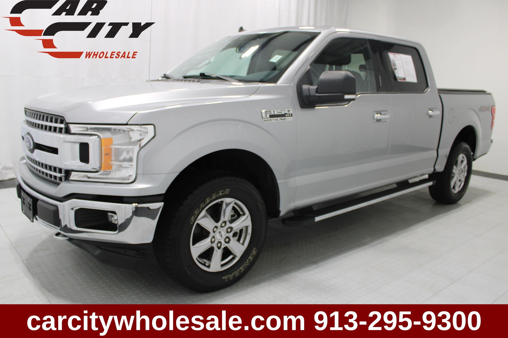 Silver Metallic 2020 Ford F-150 Pickup Truck Four-Wheel Drive Automatic