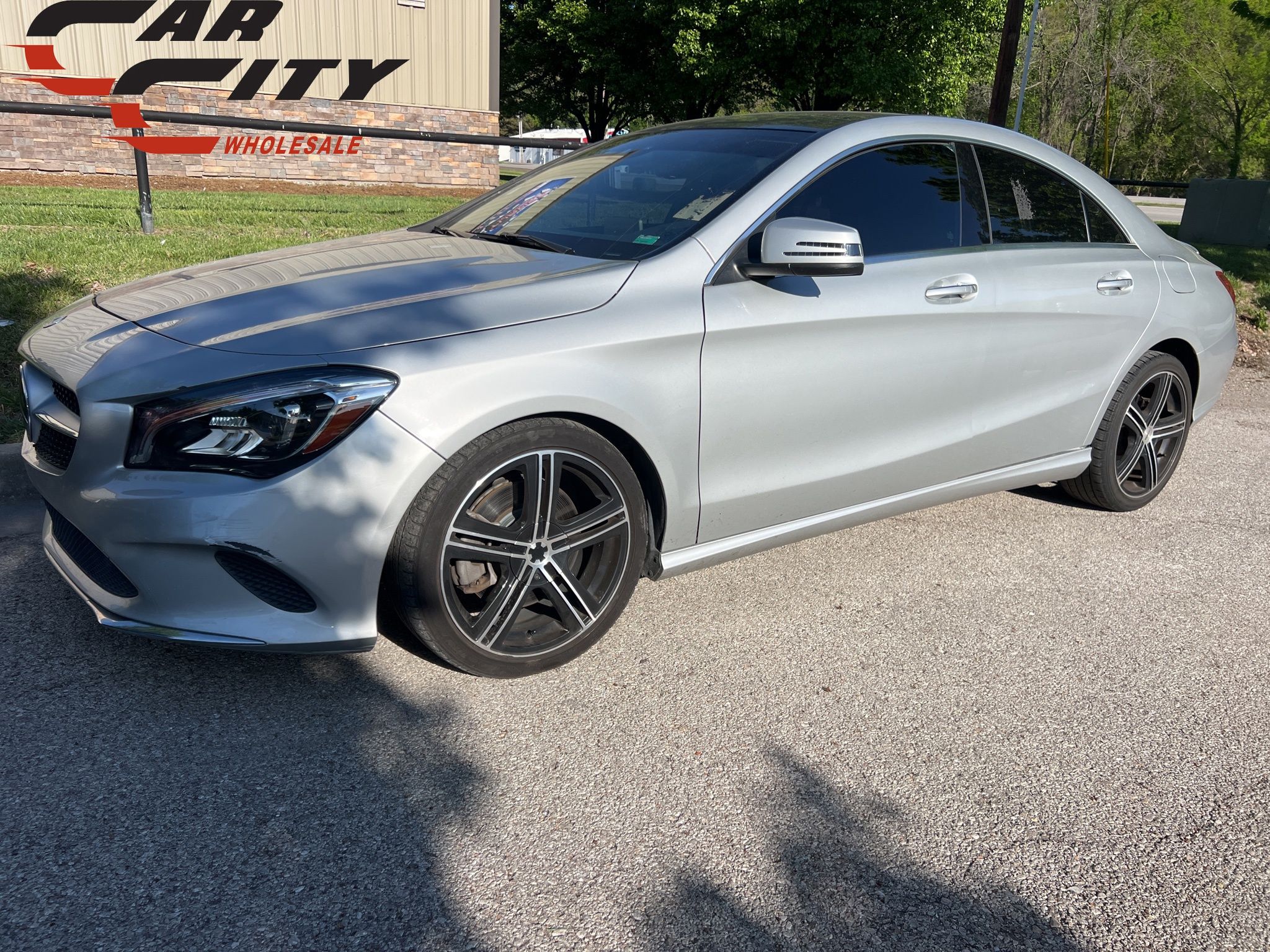 Silver 2019 Mercedes-Benz CLA 250 4MATIC Coupe All-Wheel Drive 7-Speed Automatic