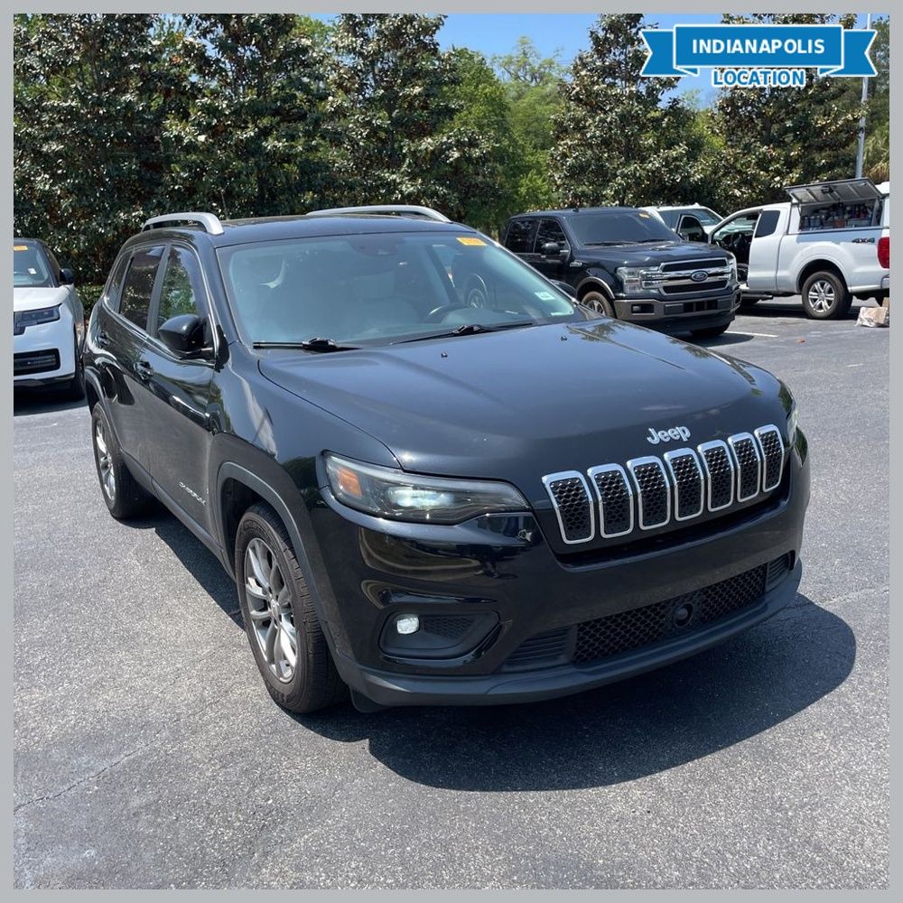 Diamond Black Crystal Pearlcoat 2021 Jeep Cherokee Latitude Plus FWD SUV / Crossover Front-Wheel Drive 9-Speed Automatic