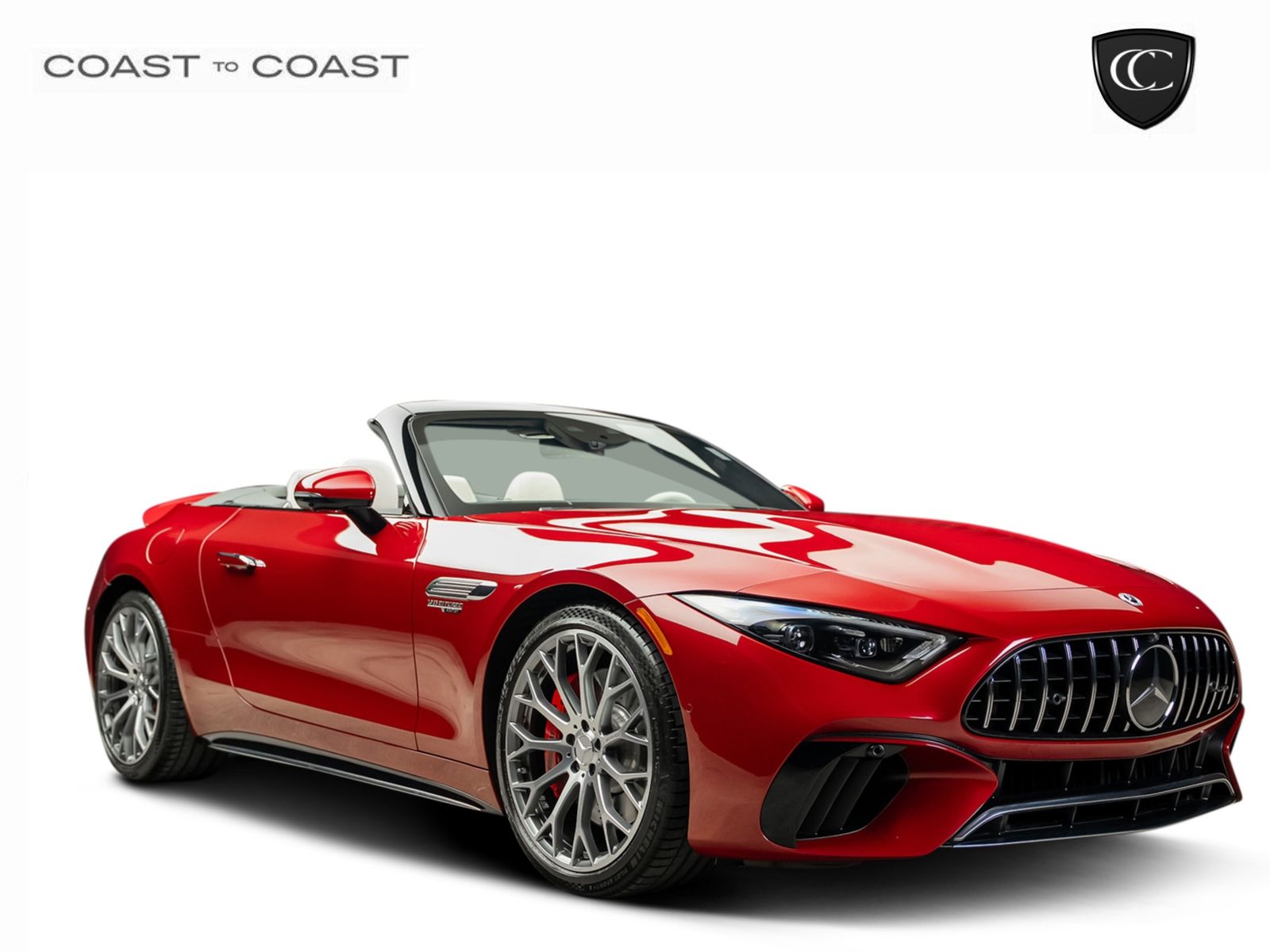 MANUFAKTUR Patagonia Red Metallic 2022 Mercedes-Benz SL-Class SL 55 AMG 4MATIC Convertible All-Wheel Drive 9-Speed Automatic