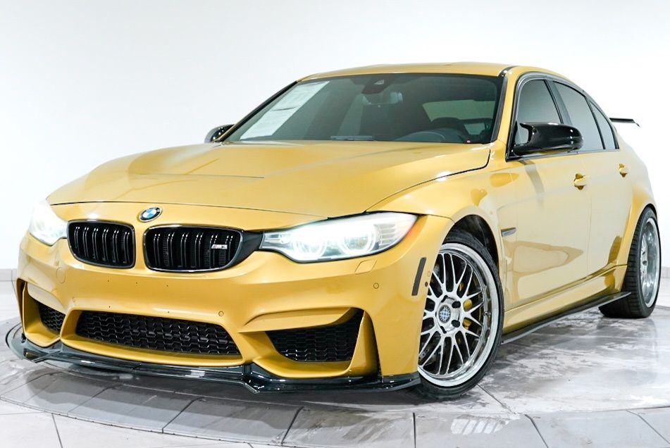 Mineral Gray Metallic 2017 BMW M3 Sedan Rear-Wheel Drive 6-Speed Manual