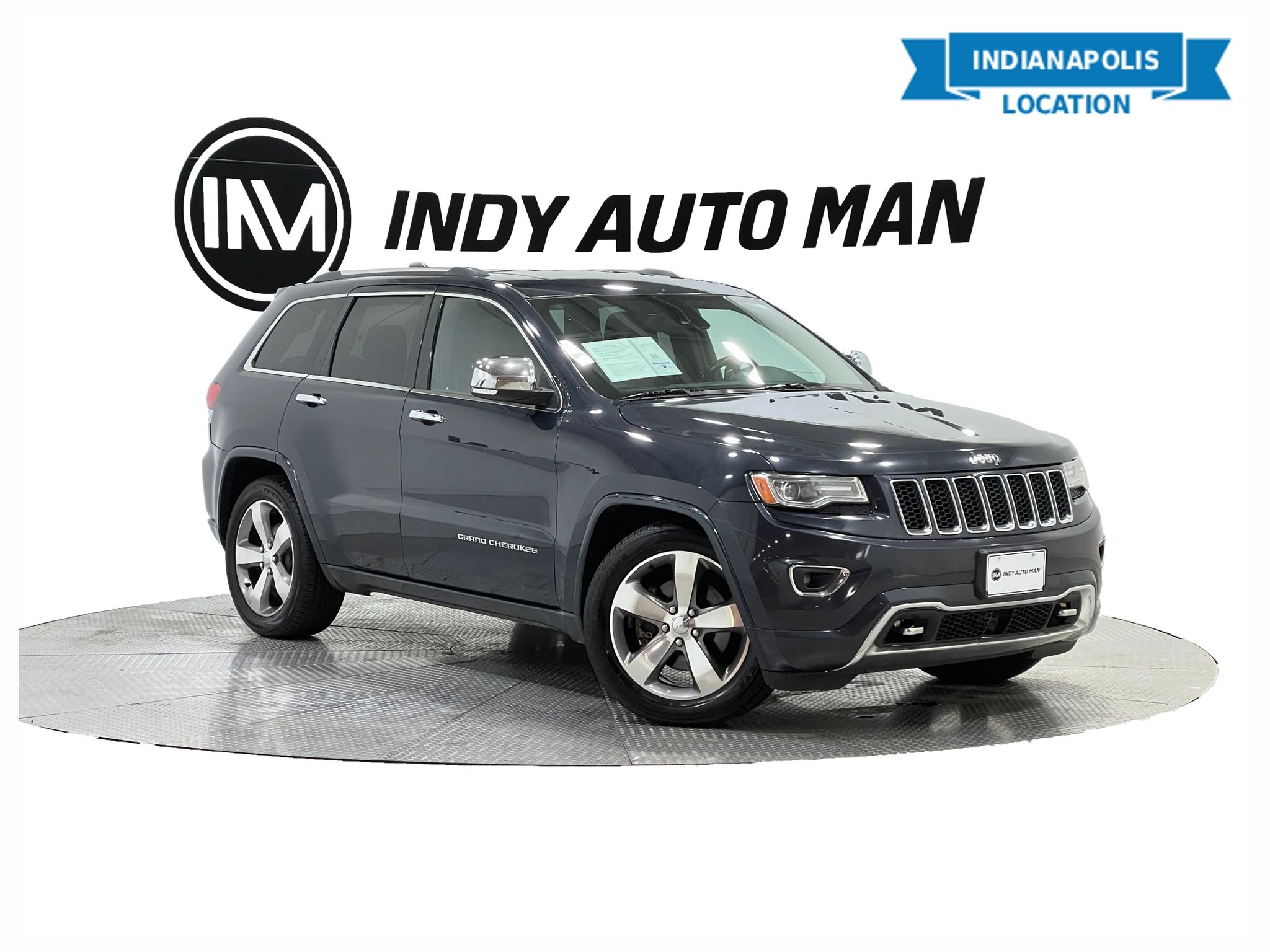 Gray (Maximum Steel Metallic Clearcoat) 2014 Jeep Grand Cherokee Overland 4WD SUV / Crossover Four-Wheel Drive 8-Speed Automatic