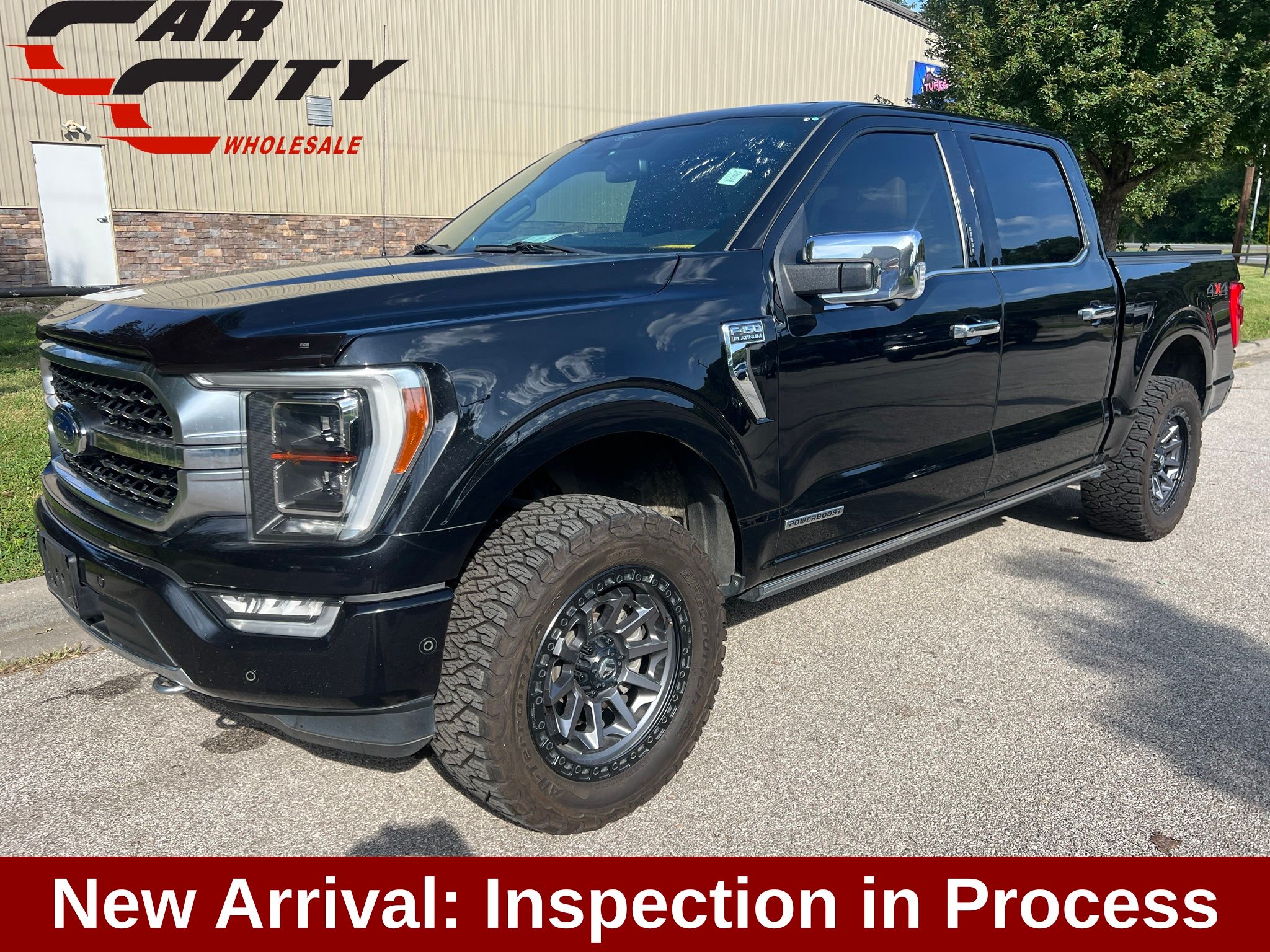 Black Metallic 2021 Ford F-150 Pickup Truck Four-Wheel Drive Automatic