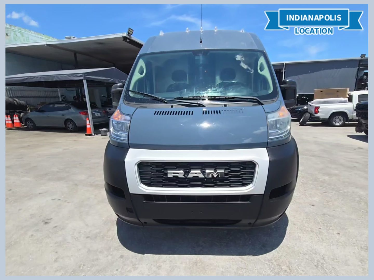 Blue 2020 RAM ProMaster Van Front-Wheel Drive 6-Speed Automatic