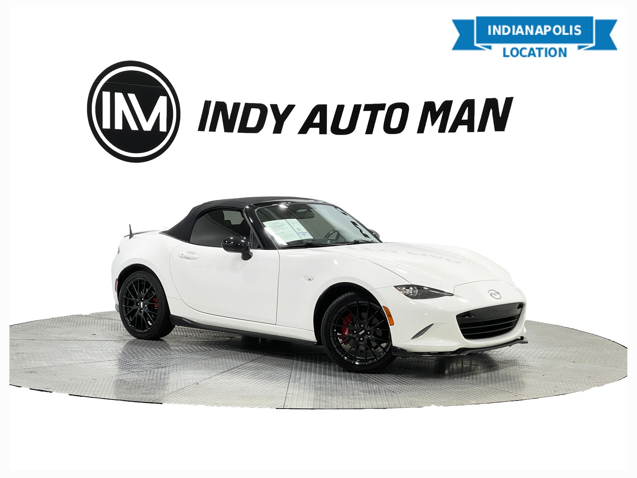 Arctic White 2016 Mazda MX-5 Miata Club Convertible Convertible Rear-Wheel Drive 6-Speed Manual