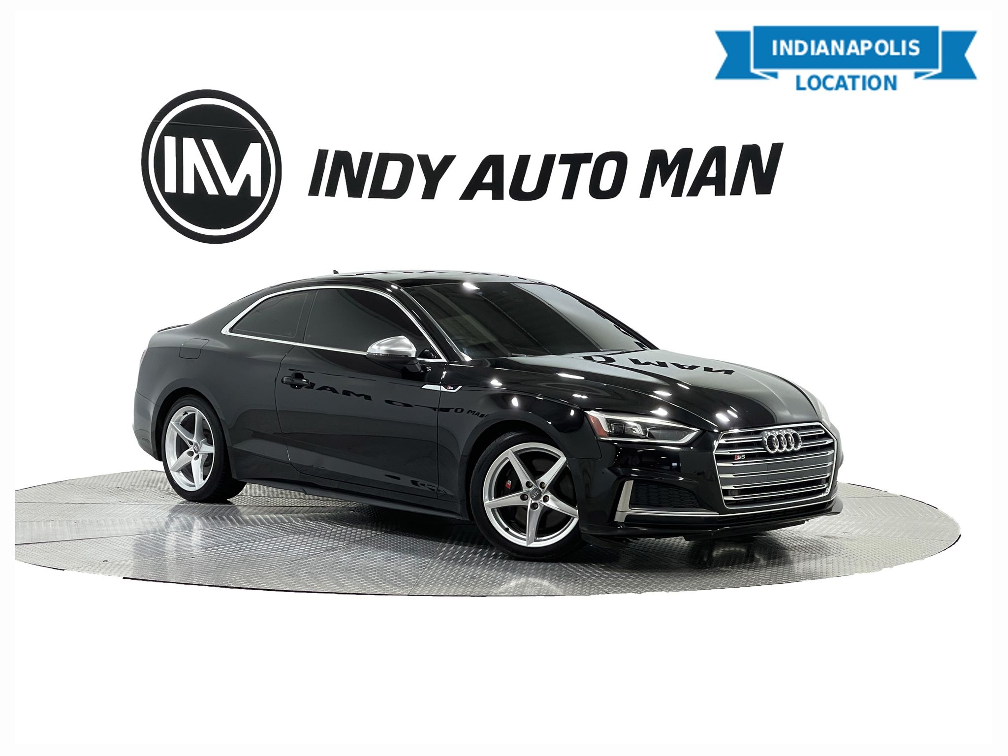 Black Metallic 2018 Audi S5 3.0T quattro Premium Plus Coupe AWD Coupe All-Wheel Drive 8-Speed Automatic