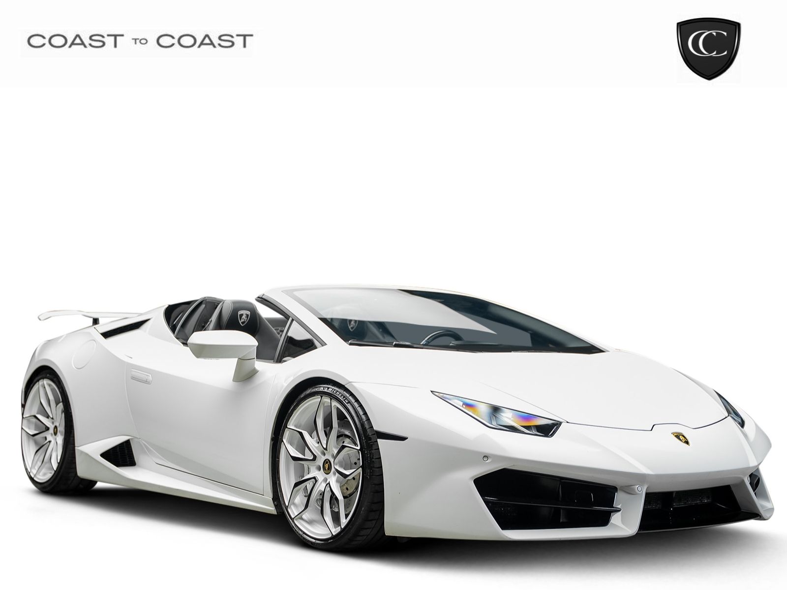 Bianco Monocerus 2019 Lamborghini Huracan LP 580-2 Spyder Convertible RWD Convertible Rear-Wheel Drive 7-Speed Manual