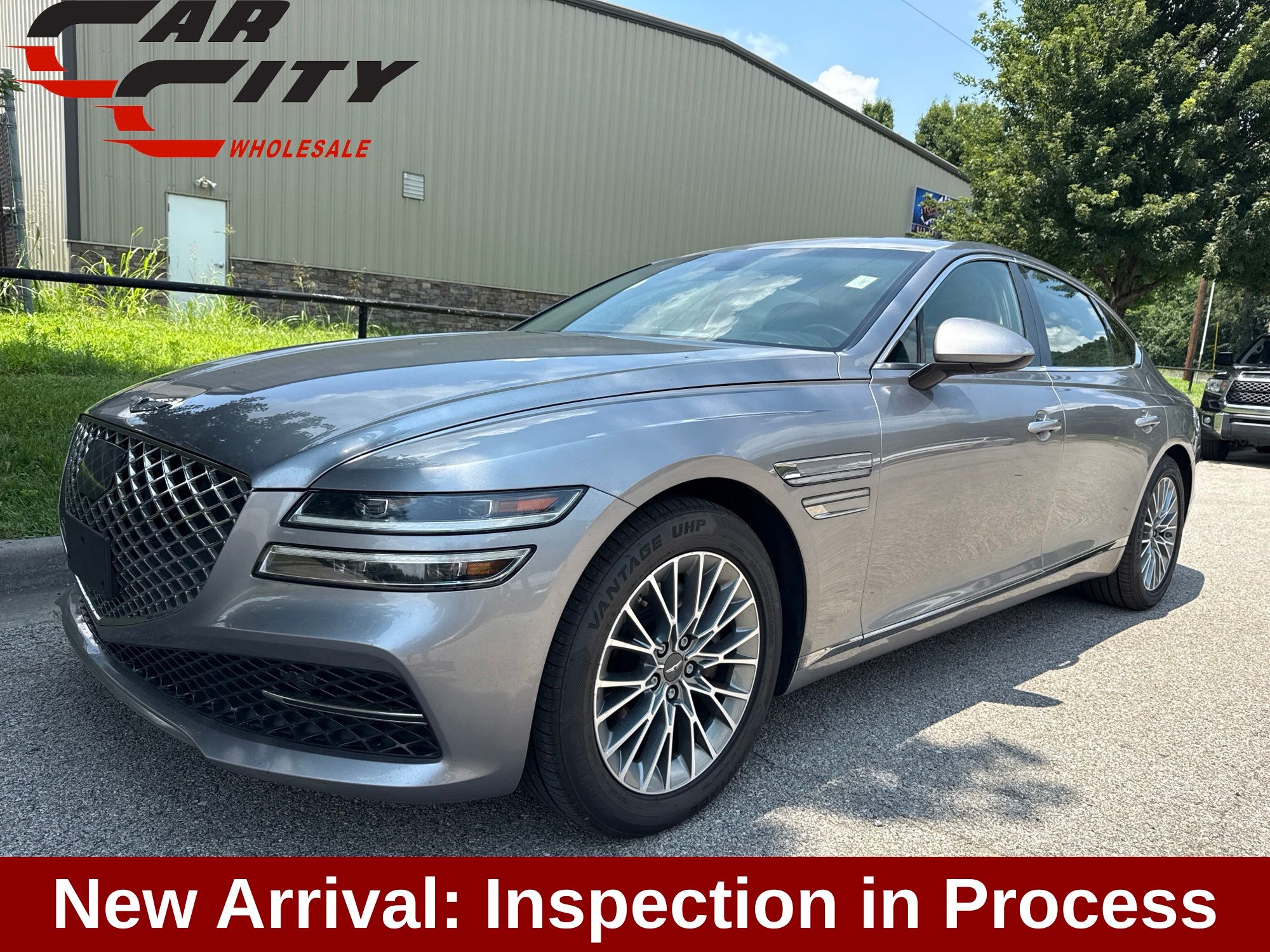 Savile Silver 2023 Genesis G80 Sedan Rear-Wheel Drive 8-Speed Automatic