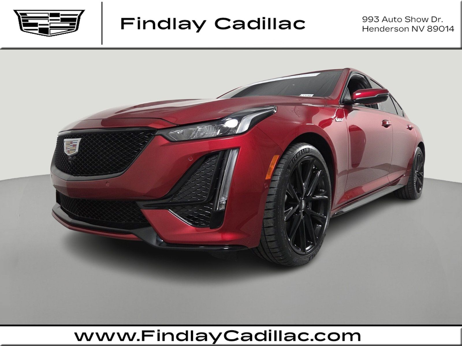 Radiant Red Tintcoat 2024 Cadillac CT5 Sedan All-Wheel Drive Automatic