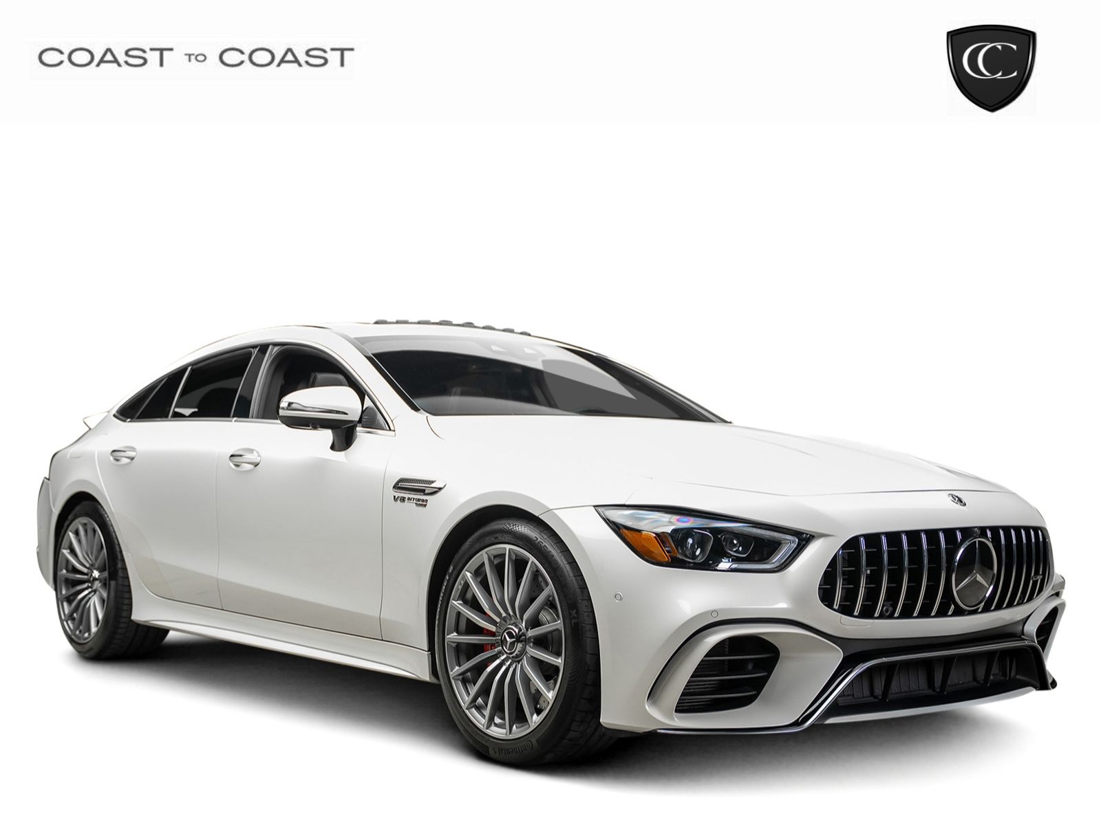 designo Diamond White Metallic 2020 Mercedes-Benz AMG GT 63 4MATIC AWD Sedan All-Wheel Drive 9-Speed Automatic