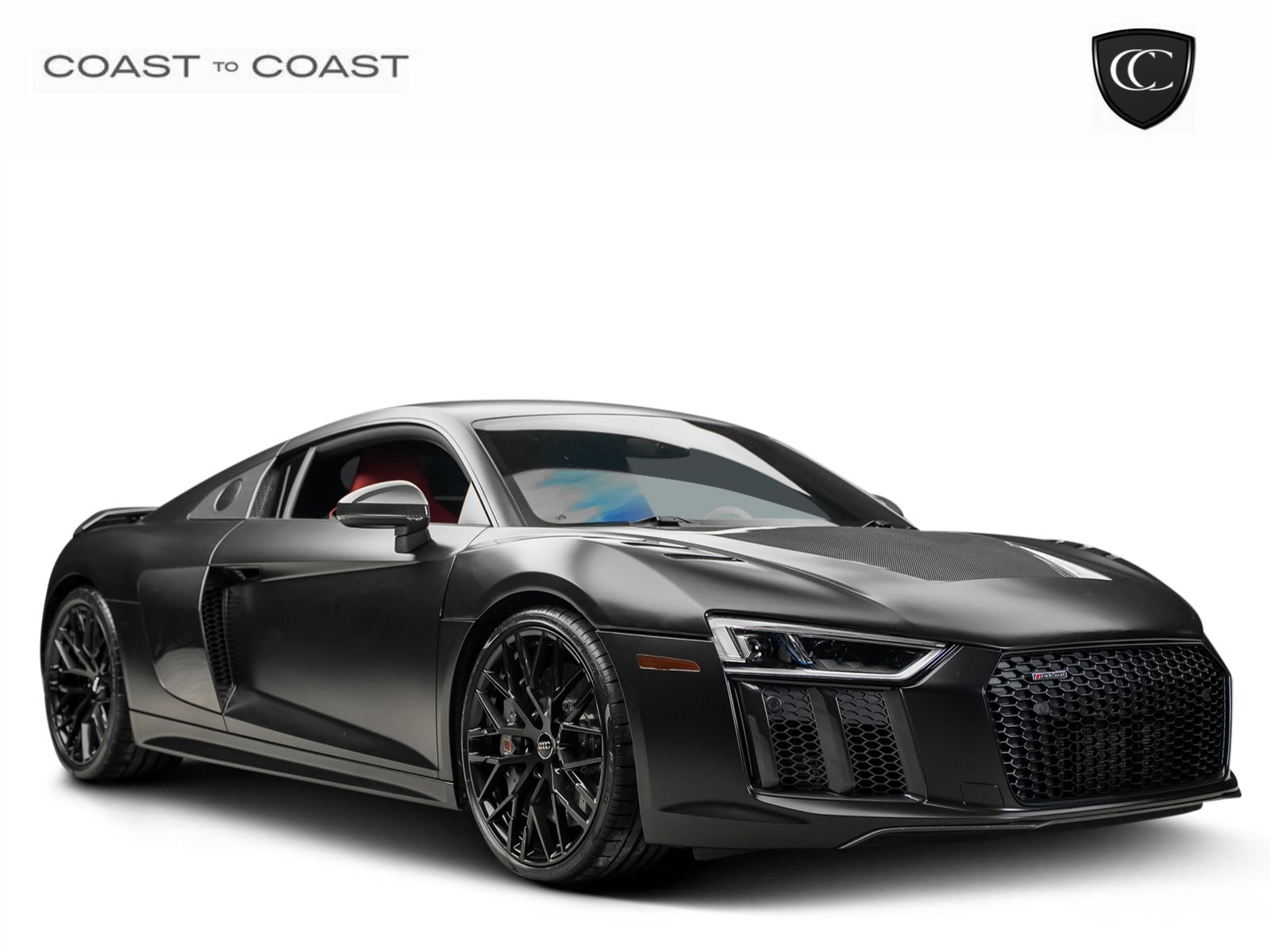Black 2018 Audi R8 quattro V10 Plus Coupe AWD Coupe All-Wheel Drive 7-Speed Automatic